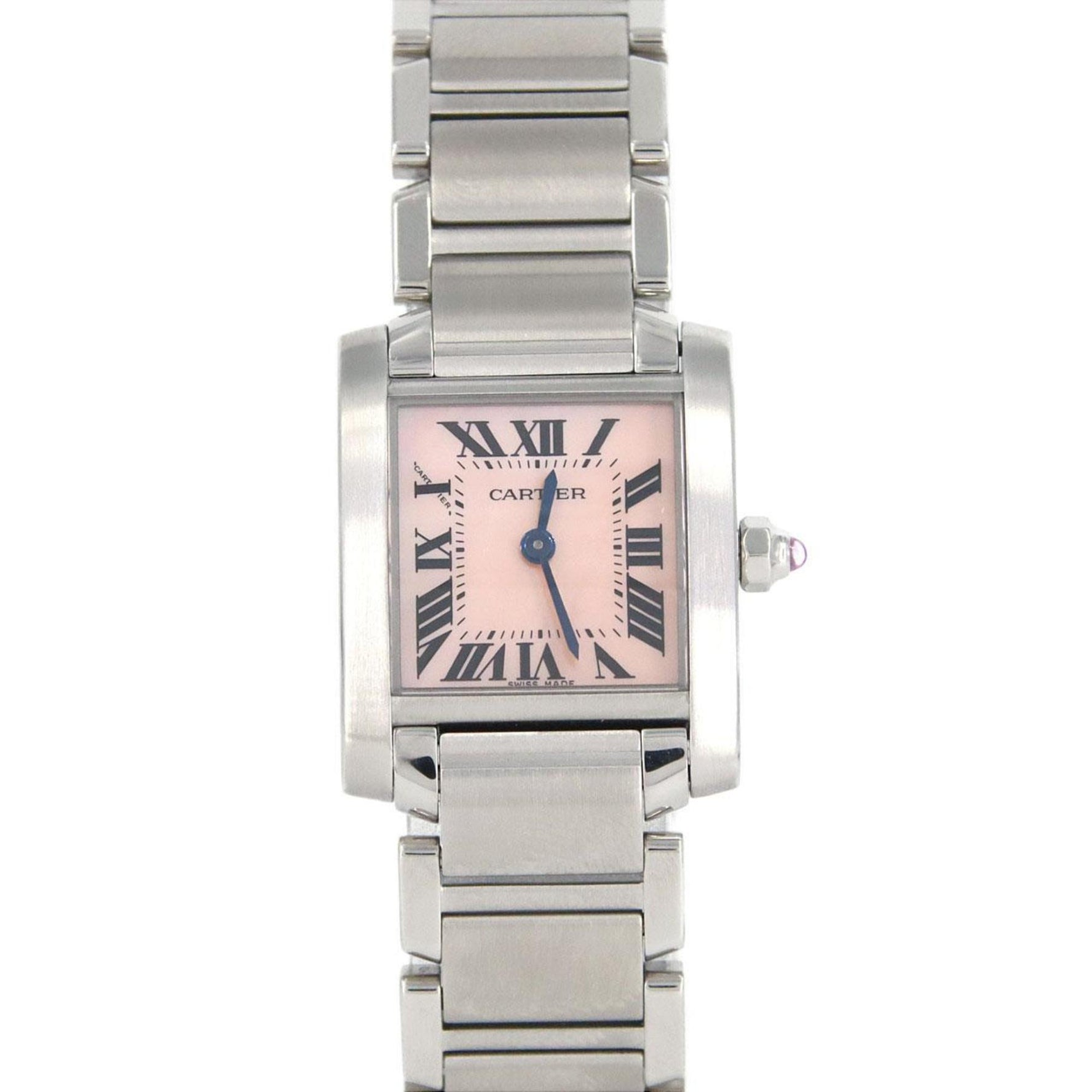 Cartier Tank Francaise SM SS Wristwatch Quartz