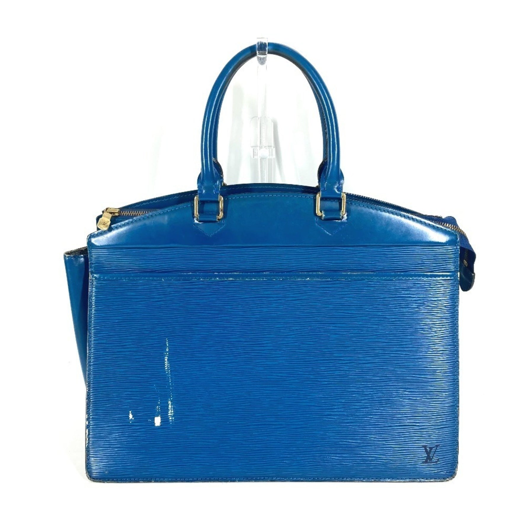Louis Vuitton Epi Riviera Shoulder Tote Bag in Leather, Toledo Blue