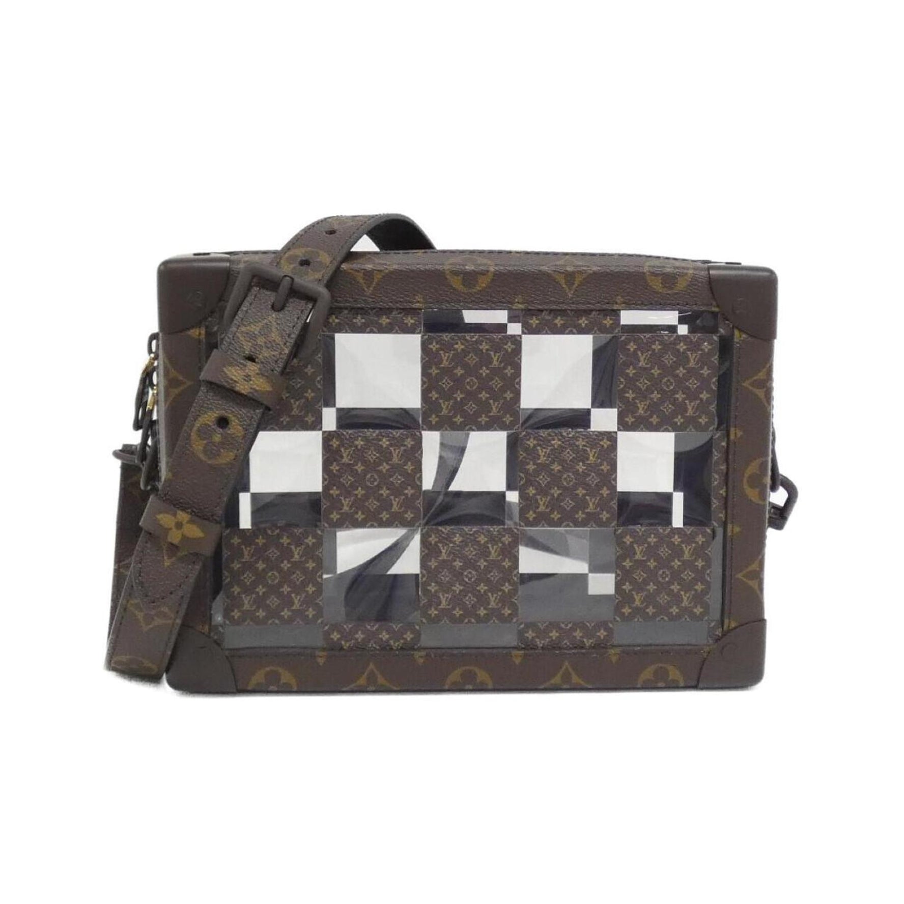 Louis Vuitton Monogram Chess Slim Soft Trunk Shoulder Bag