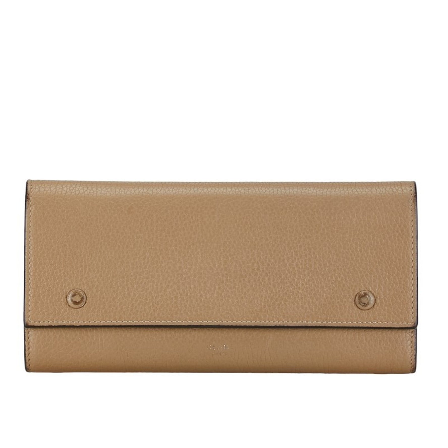 CELINE Large Flap Wallet Leather