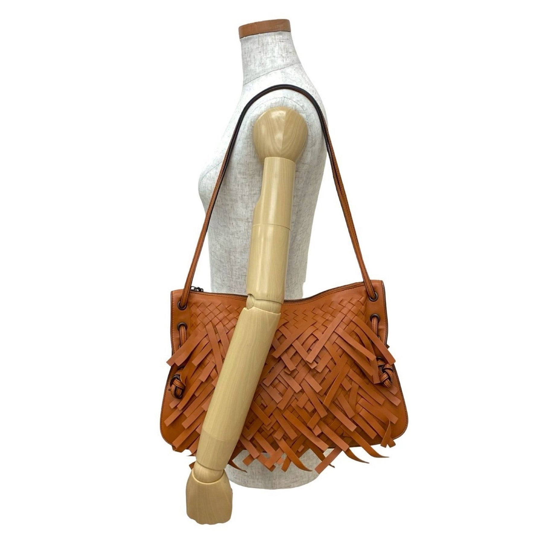 Unused, stored BOTTEGA VENETA Intrecciato leather semi-shoulder bag