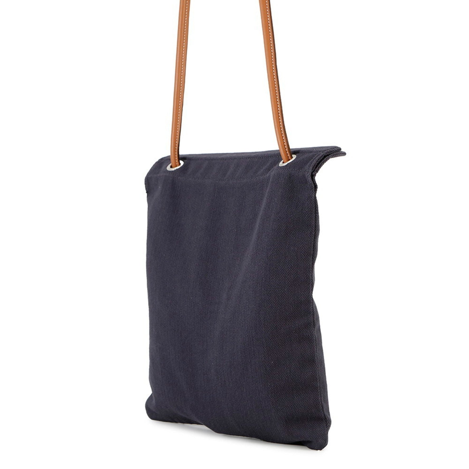 Hermes Hermès Aline MM Shoulder Bag, Blue Indigo, Gold Toile Chevron, Barenia, Y Stamp