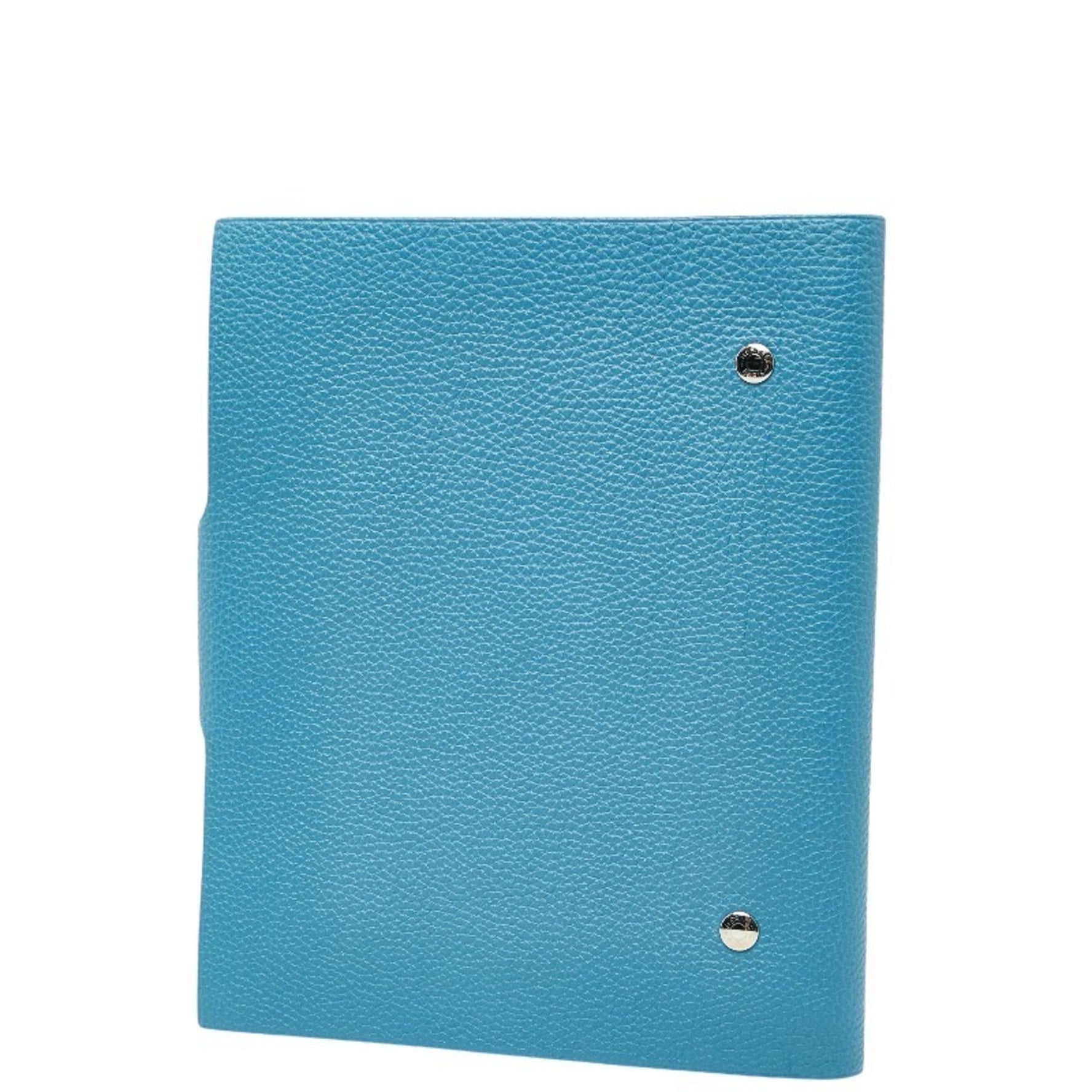 Hermès Ulysse MM Planner Cover, Blue Jean, Taurillon Clemence Leather, HERMES