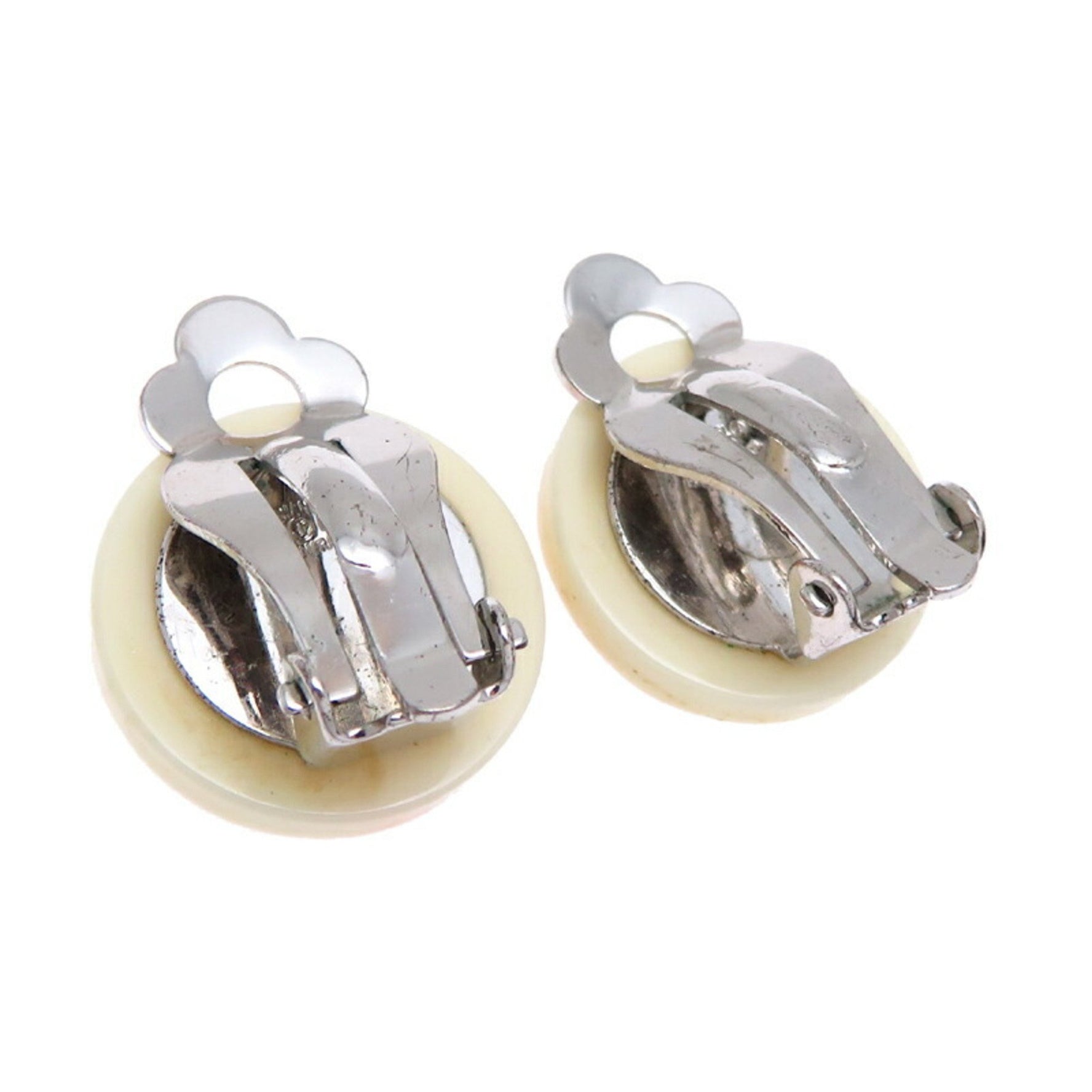 Chanel Coco Mark Clover Women's Metal Earrings