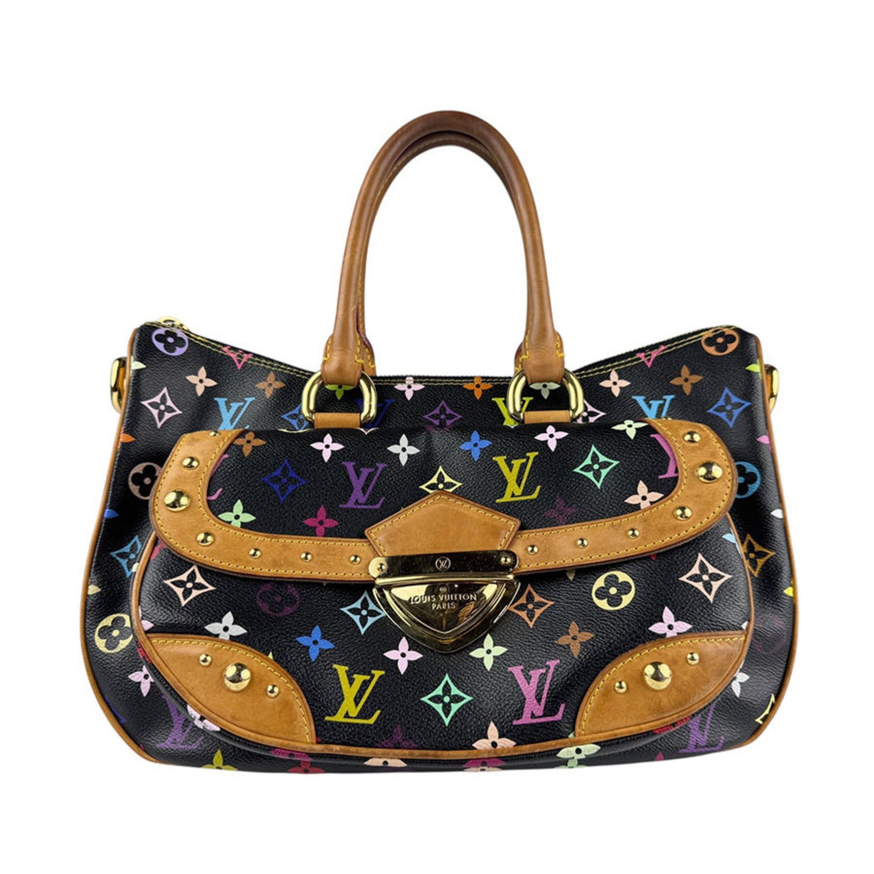 Louis Vuitton Shoulder Bag Handbag Monogram Multicolor Rita Noir