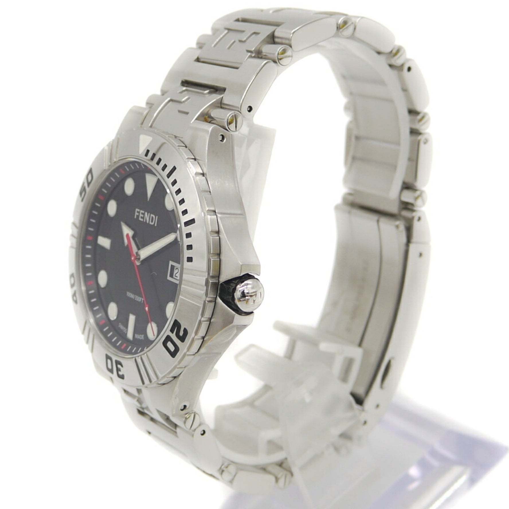 FENDI NAUTICO F108100101 Quartz Watch with Black Dial