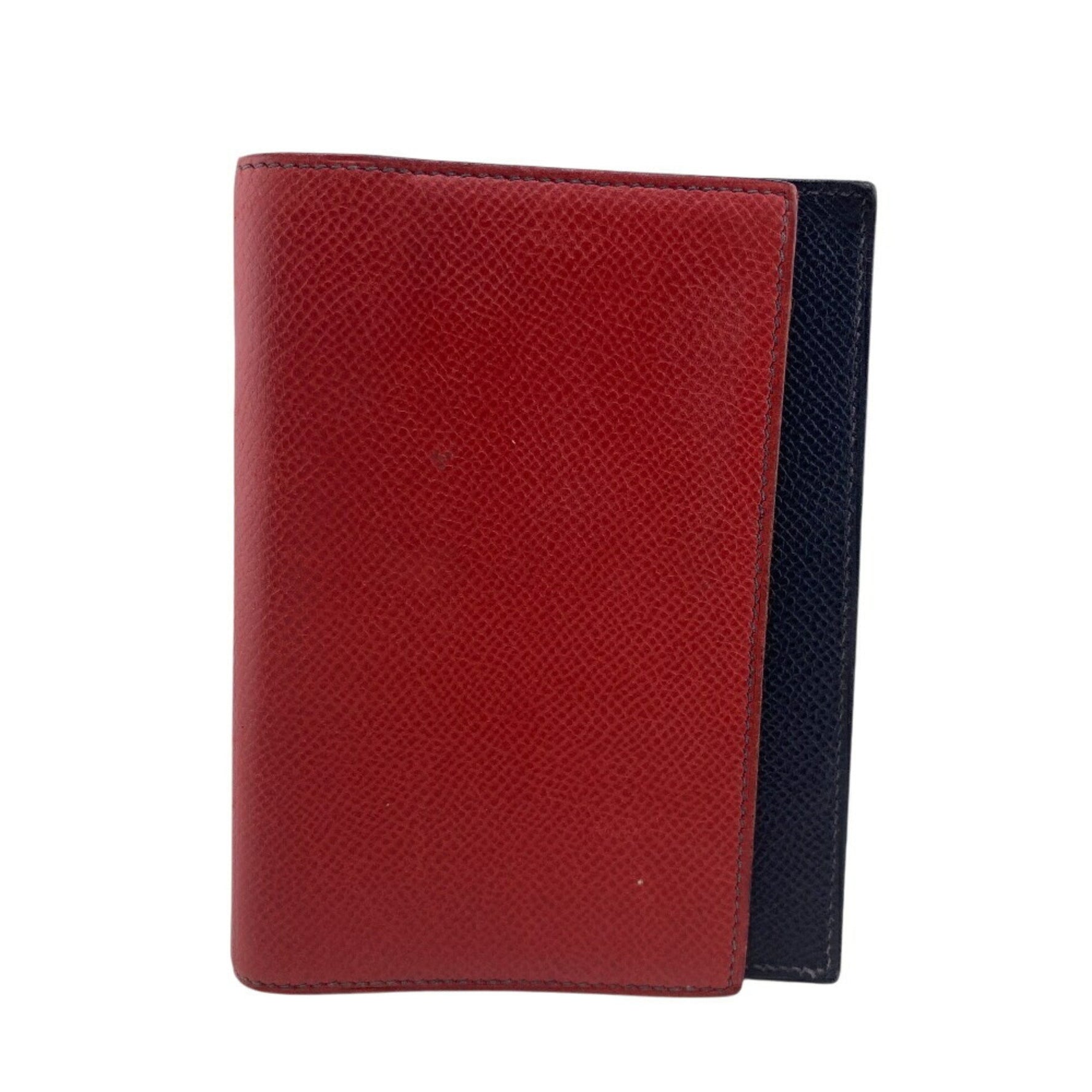 HERMES Hermès Agenda Planner Cover, Premium Genuine Leather, Red, Unisex