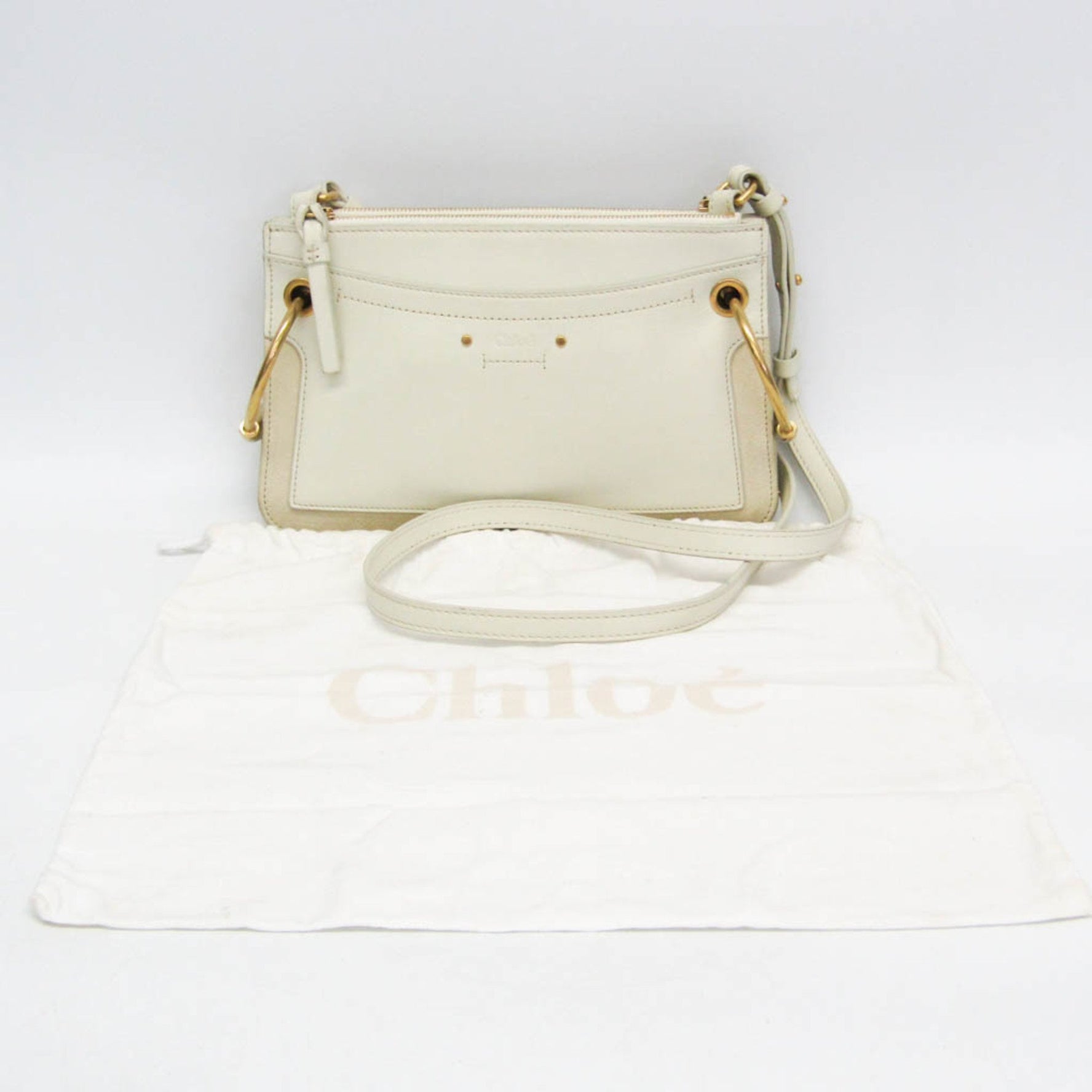 Chloé Roy Leather,Suede Shoulder Bag