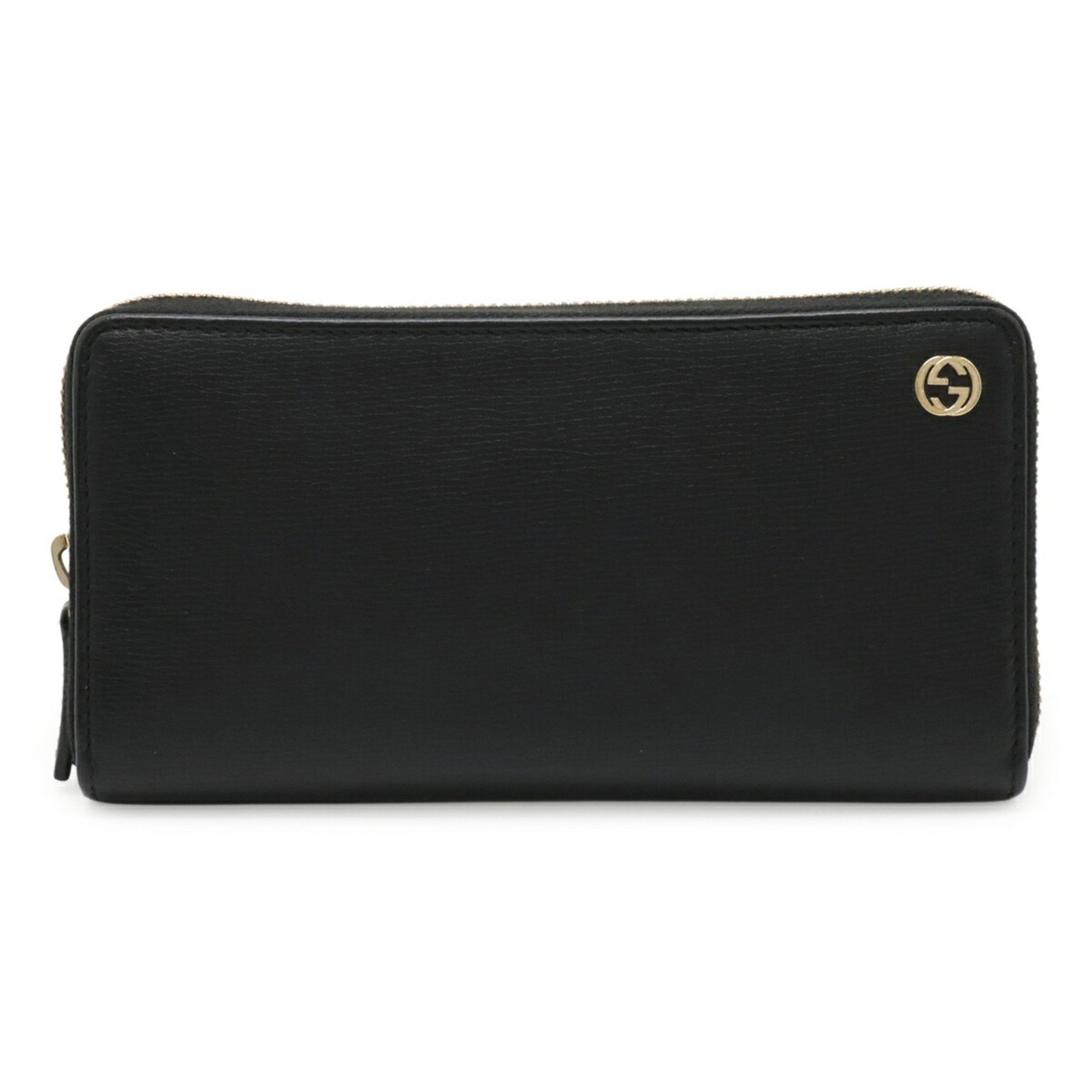 GUCCI Interlocking G Round Long Wallet in Leather