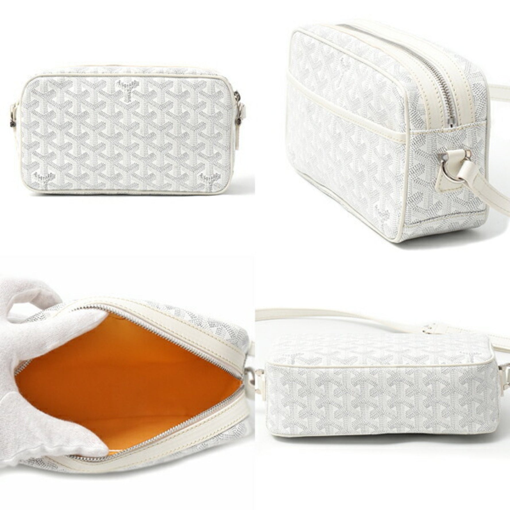 Goyard Herringbone Cup Vert PM Shoulder Bag