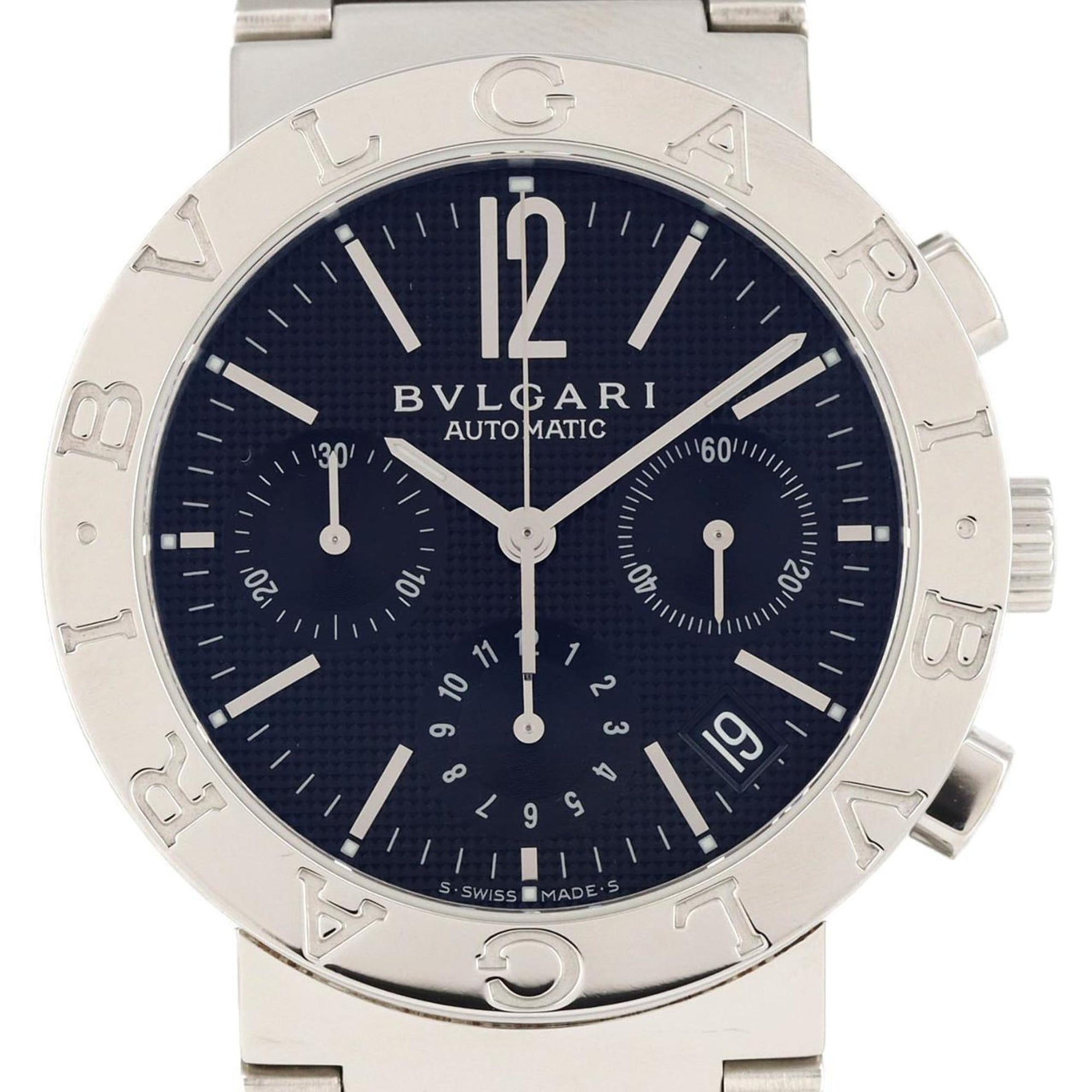 Bvlgari Chronograph AT SS Automatic Watch