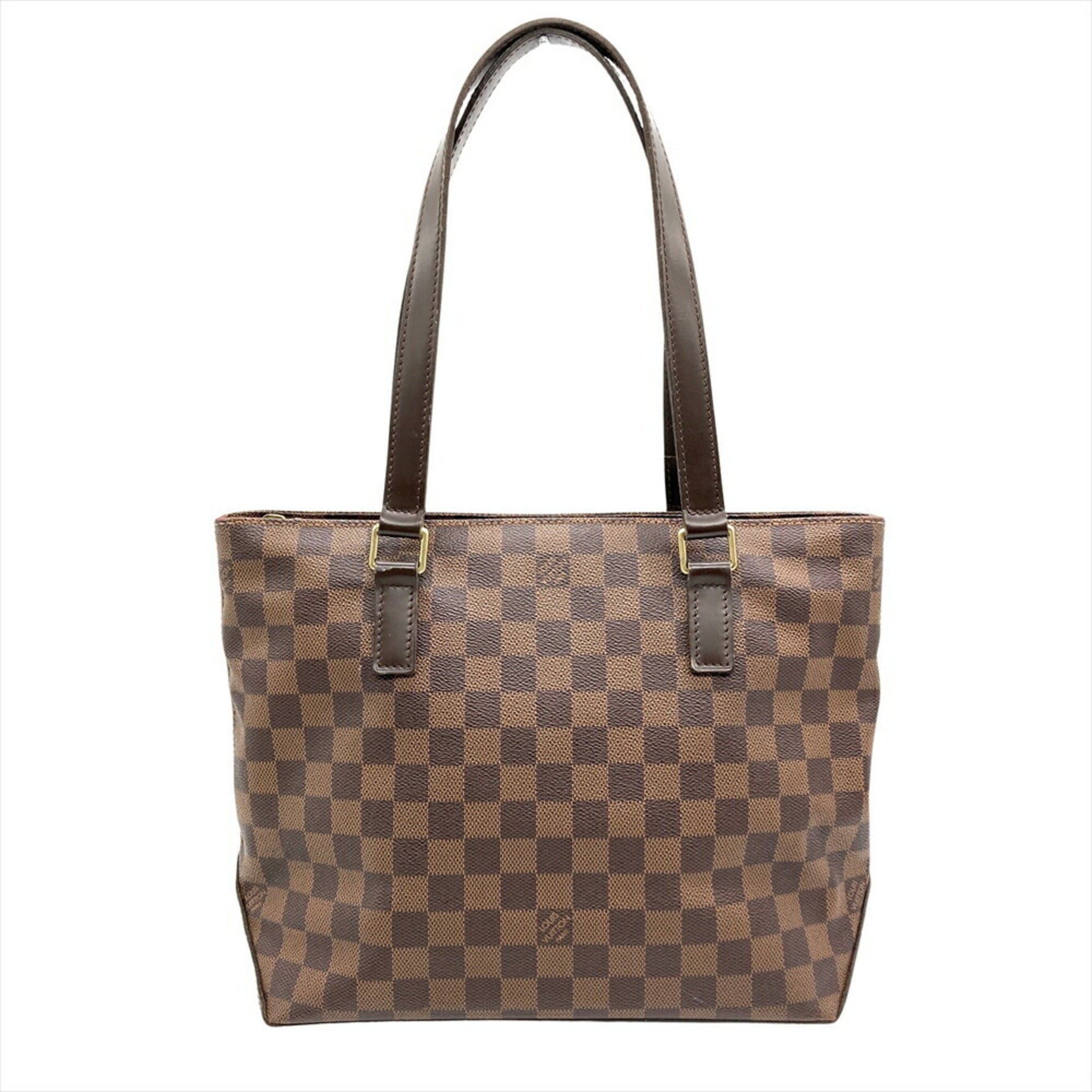 Louis Vuitton Cabas Piano Tote Bag Damier Ebene Brown