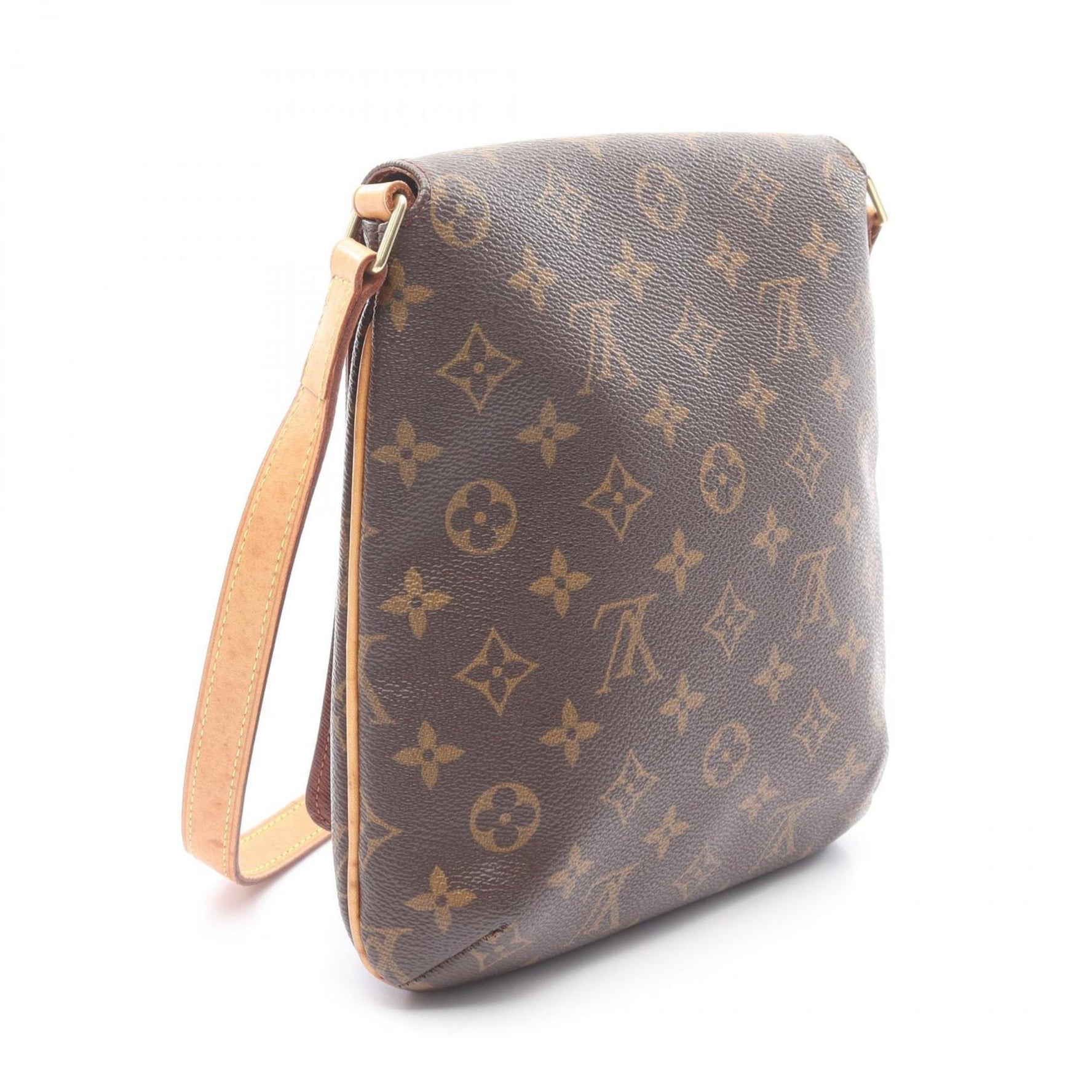 Louis Vuitton Musette Salsa Short Strap Shoulder Bag in Coated Canvas and Leather with Monogram Design