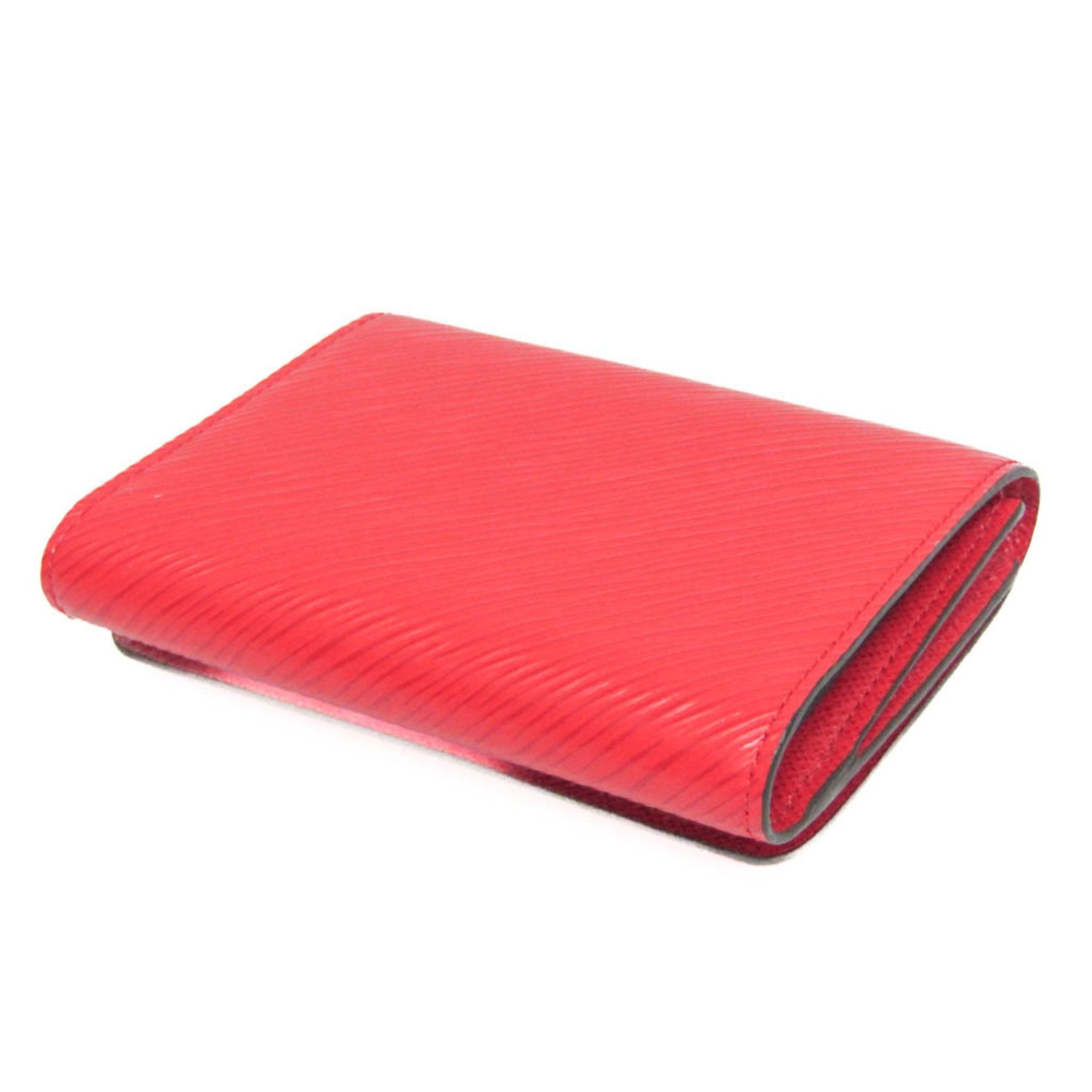 Louis Vuitton Epi Portofoille Twist Compact M64413 Women's Epi Leather Wallet (tri-fold) Coquelicots