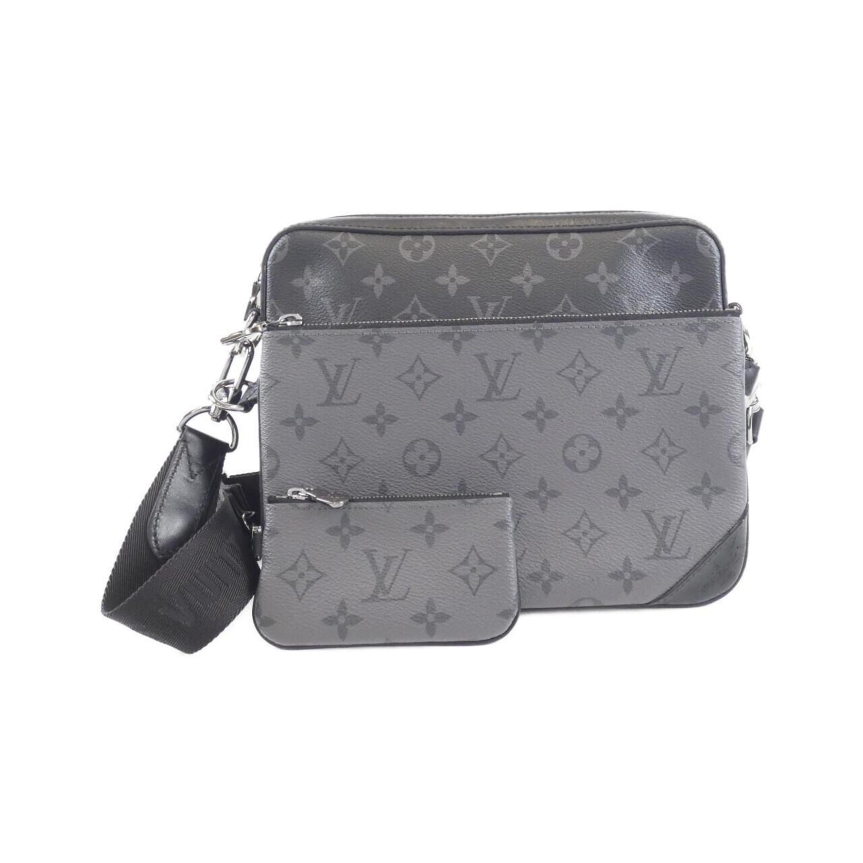 Louis Vuitton Monogram Eclipse Reverse Trio Messenger Shoulder Bag