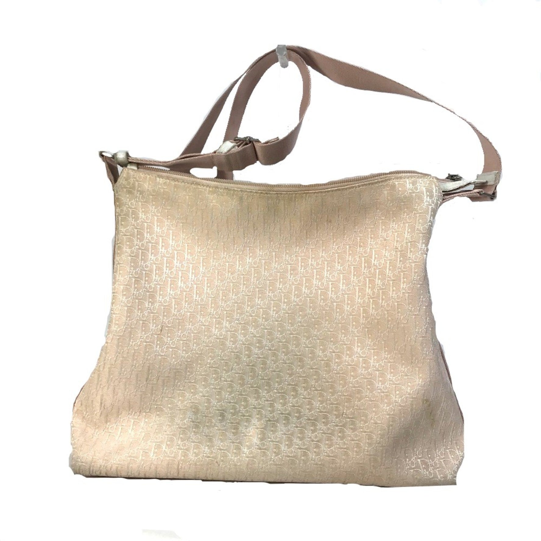 Christian Dior Trotter Bag Crossbody Shoulder Bag x White