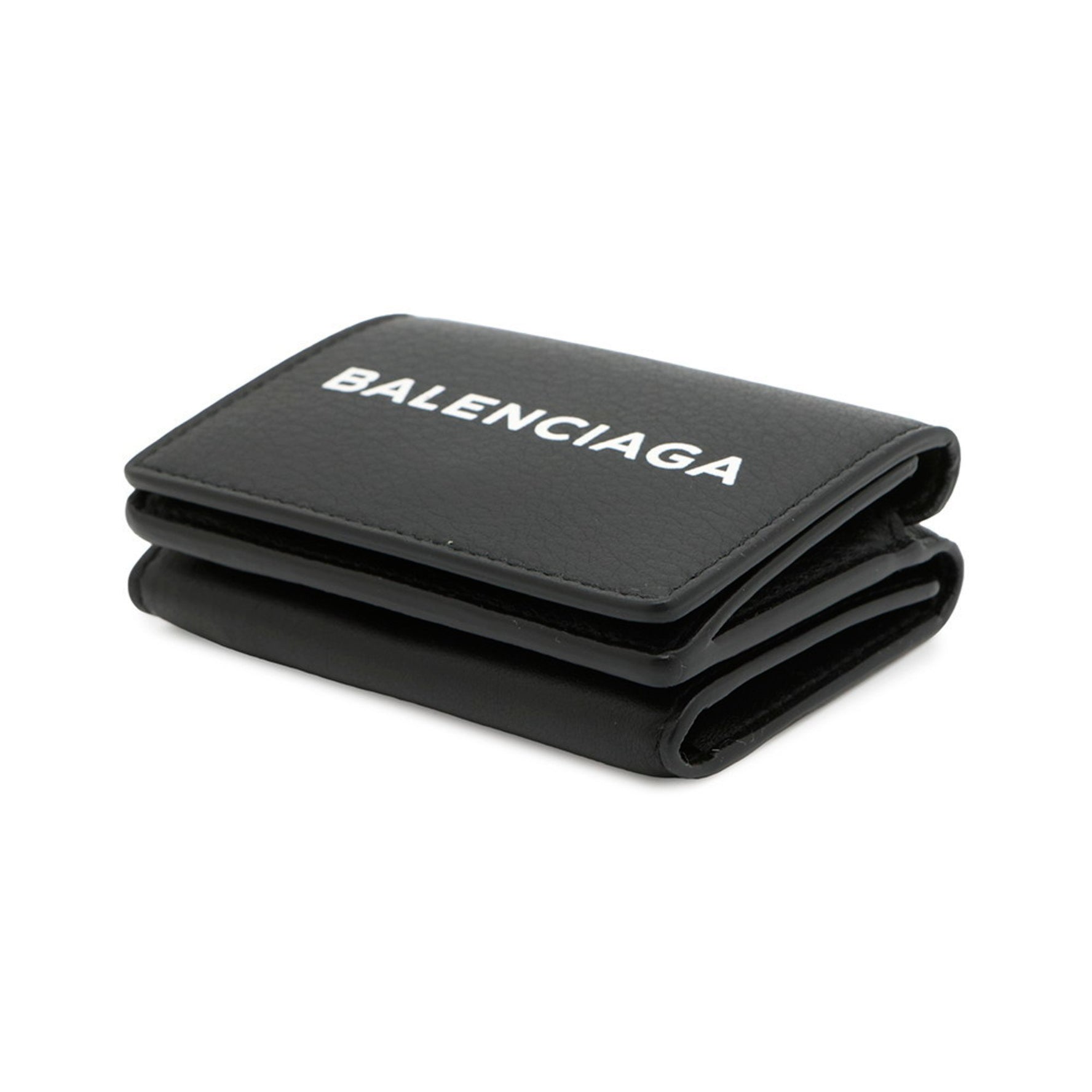 Balenciaga Everyday Tri-fold Wallet Black