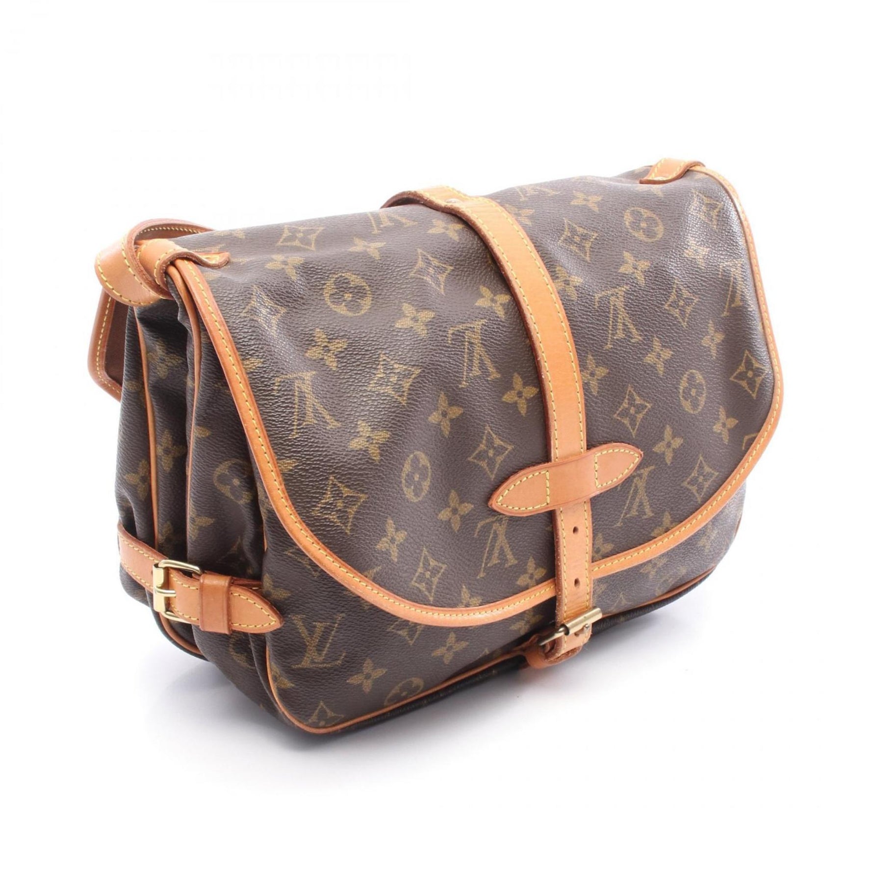 Louis Vuitton Saumur 30 Shoulder Bag, Coated Canvas and Leather, Monogram