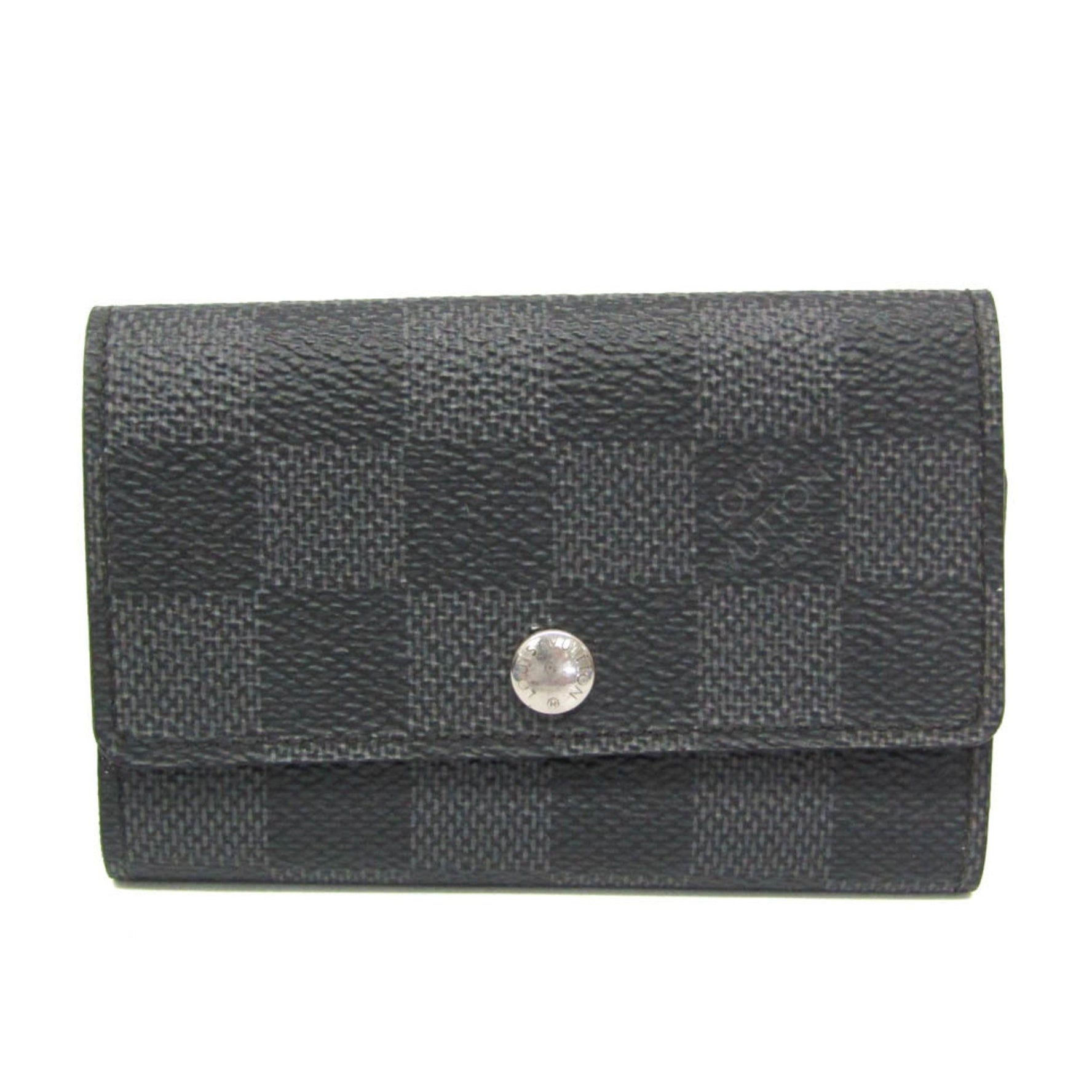 Louis Vuitton Damier Graphite Multicles 6 Men,Women Damier Graphite Key Case Damier Graphite