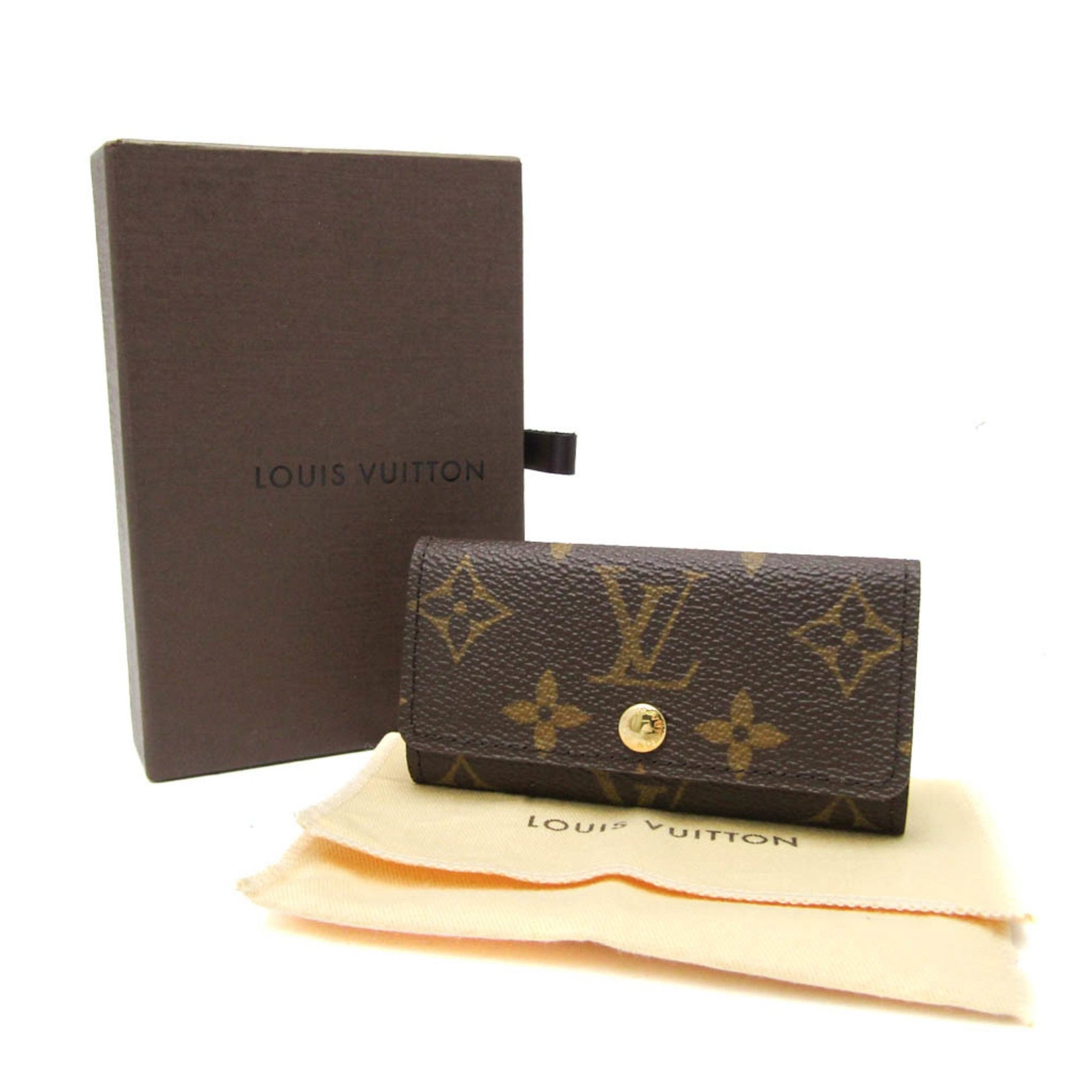 Louis Vuitton Monogram Multicles 4 M62631 Men,Women Monogram Key Case Monogram
