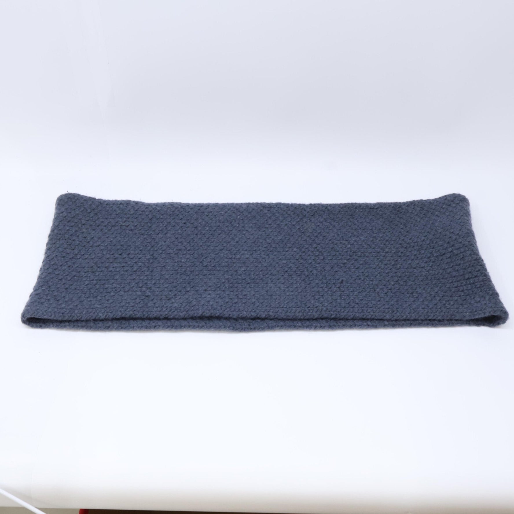 HERMES 100% Cashmere Knit Neck Warmer Scarf