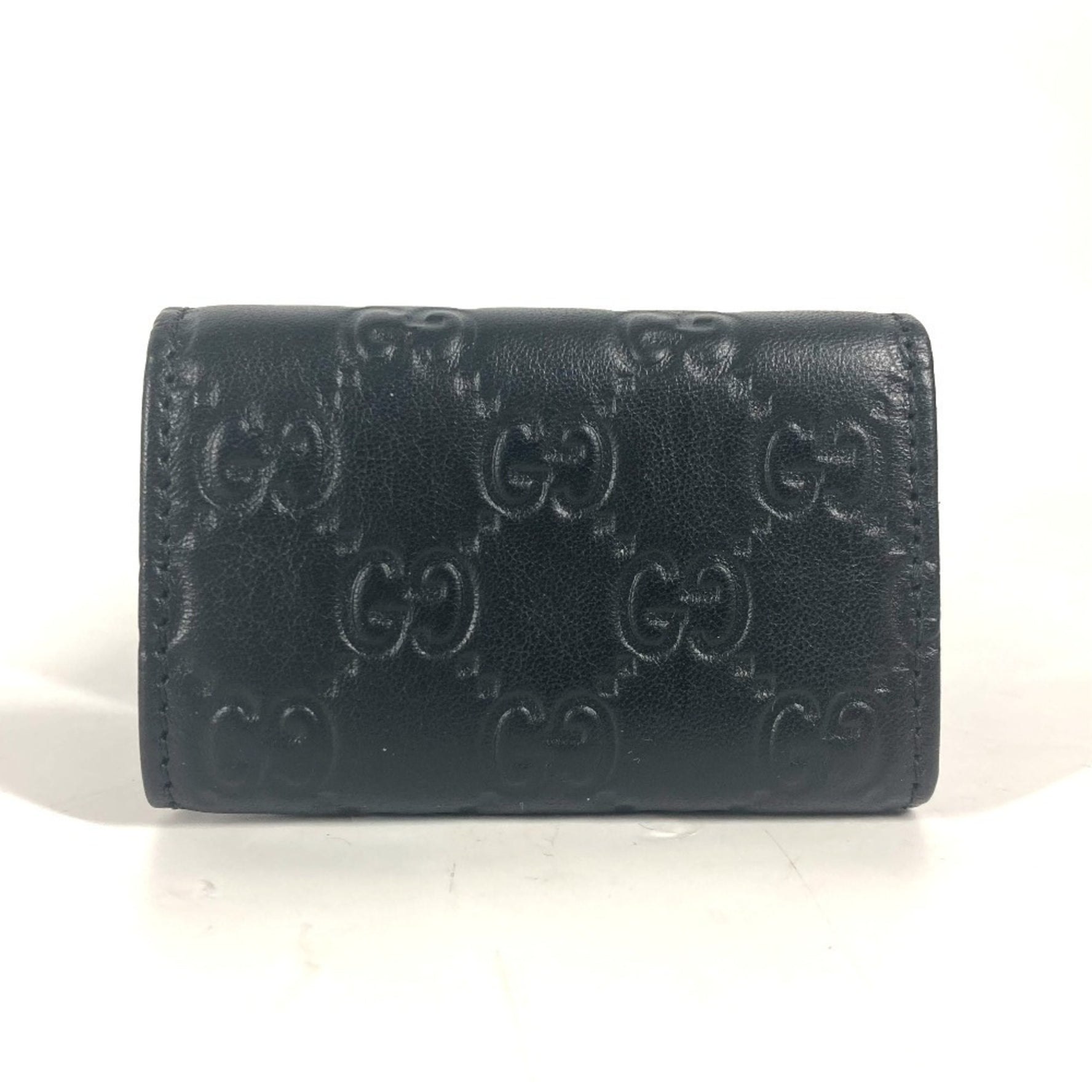 GUCCI Guccissima GG case, key shima leather, men's