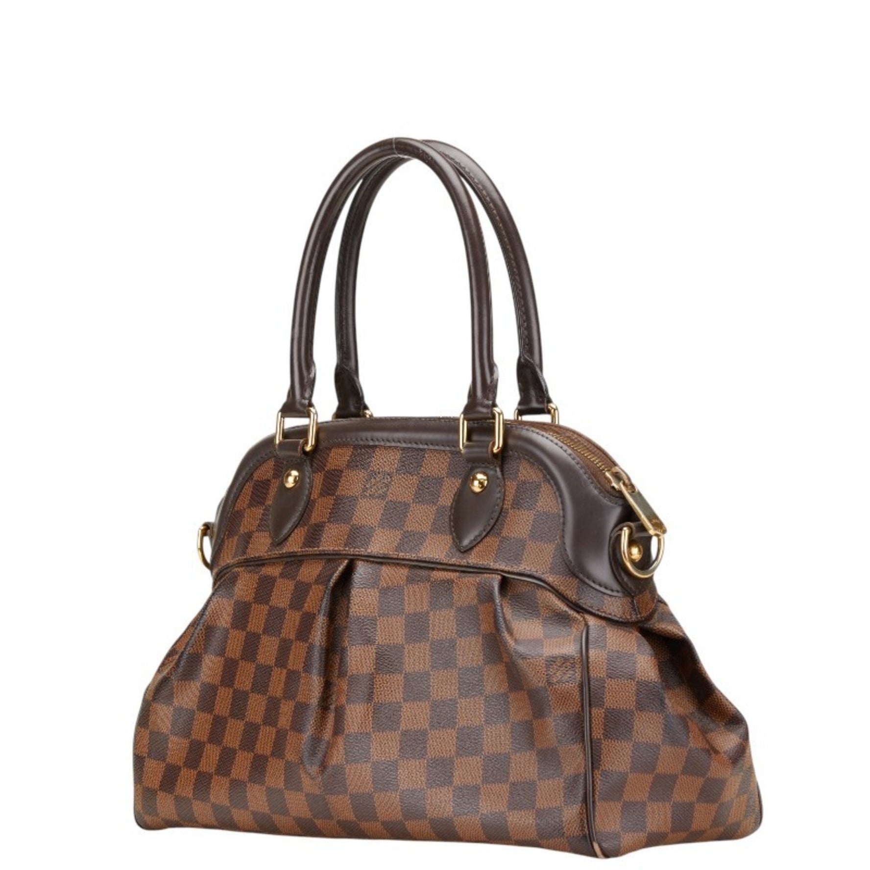 Louis Vuitton Damier Trevi PM Handbag/Shoulder Bag, PVC Leather