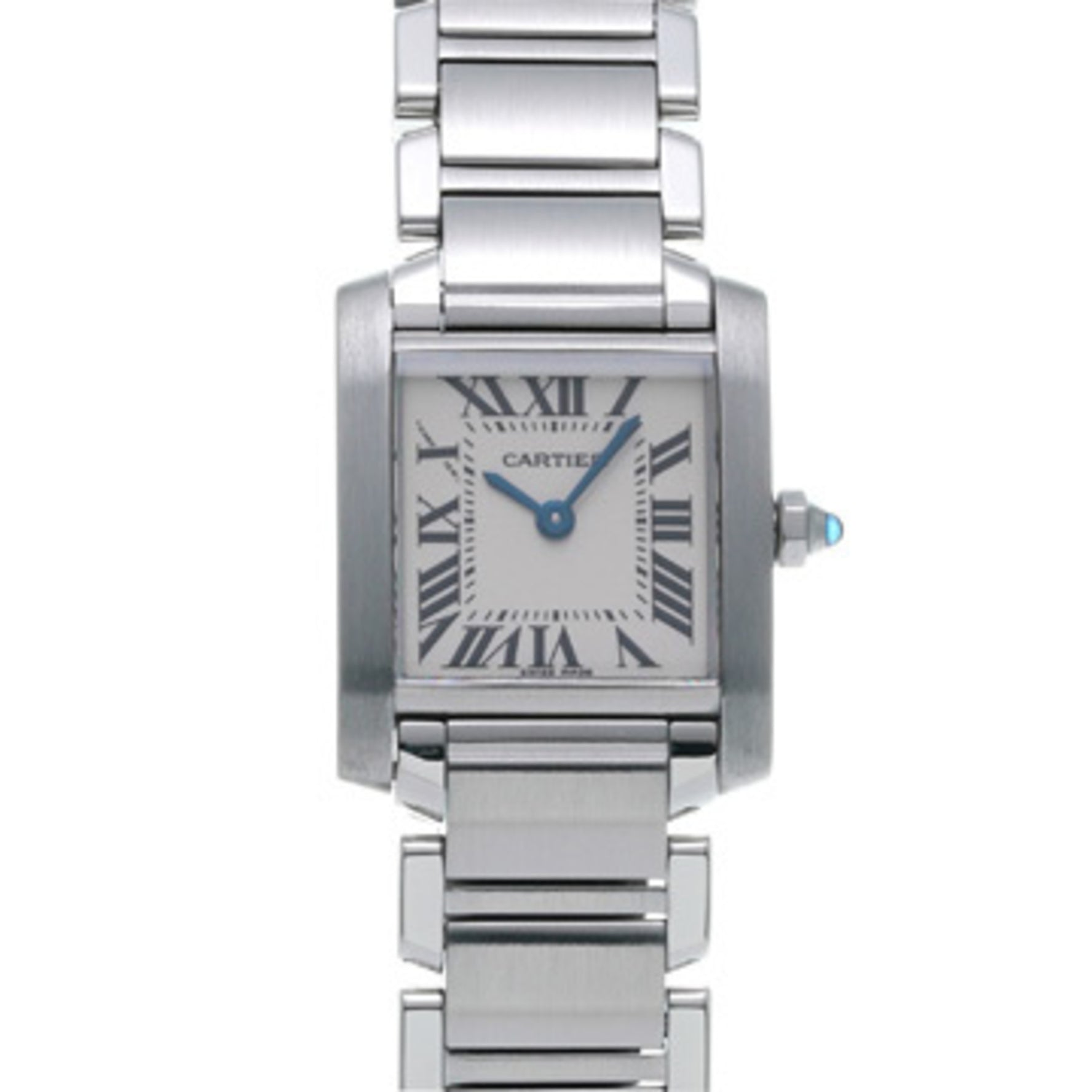 Cartier Tank Francaise SM W51008Q3 Silver Ladies Watch Quartz