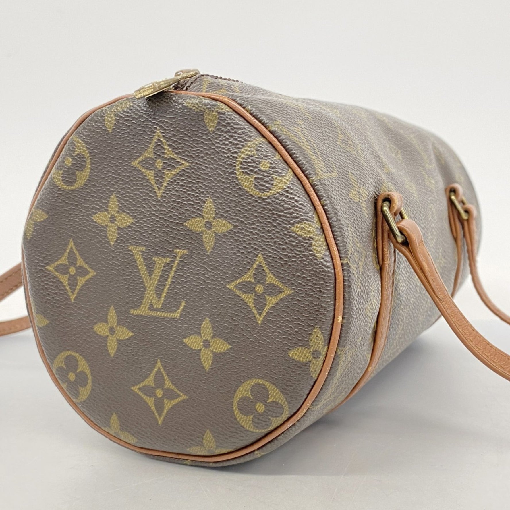 Louis Vuitton Monogram Papillon 26 Handbag M51386 Brown Women's