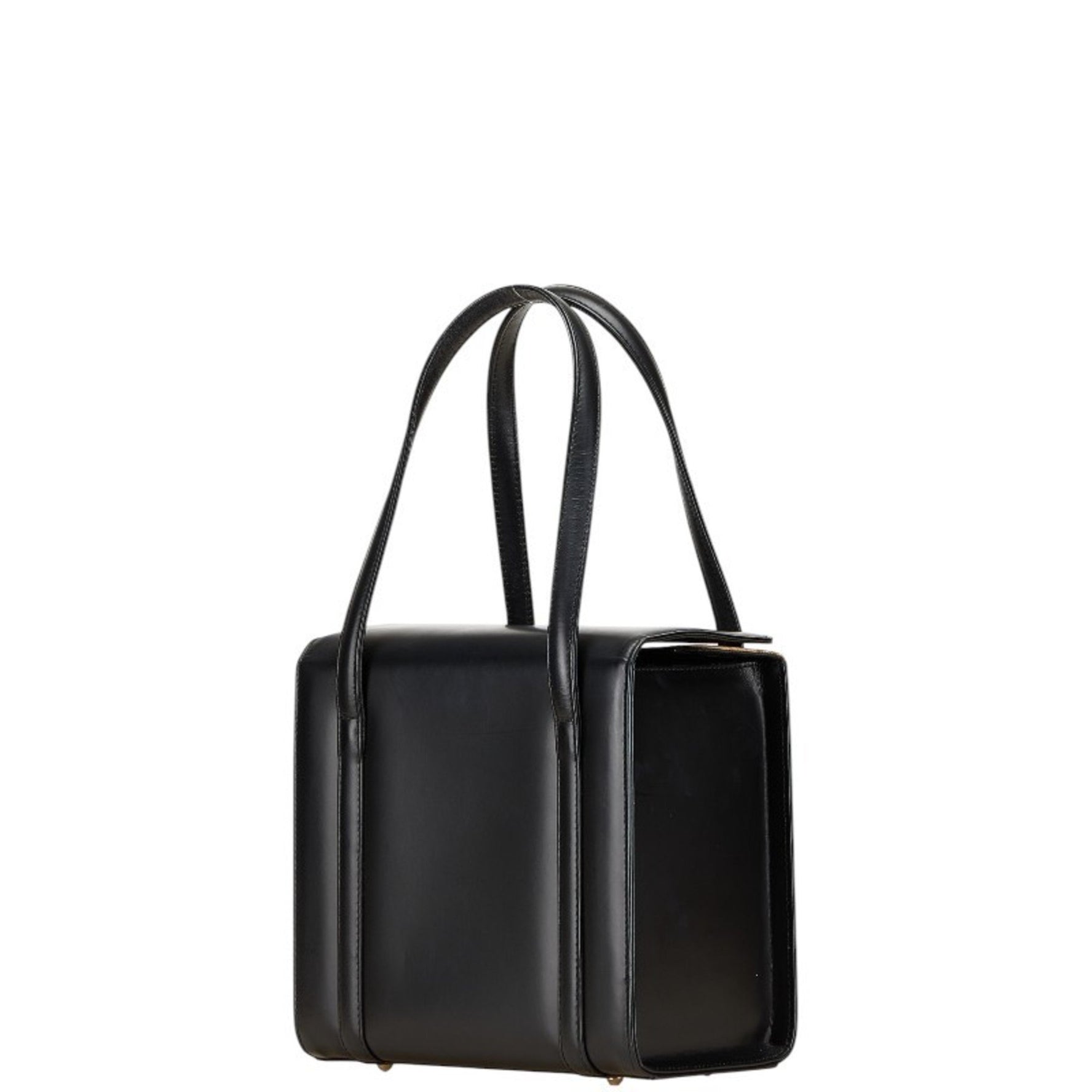 Burberry Nova Check Shadow Horse Square Handbag in Leather
