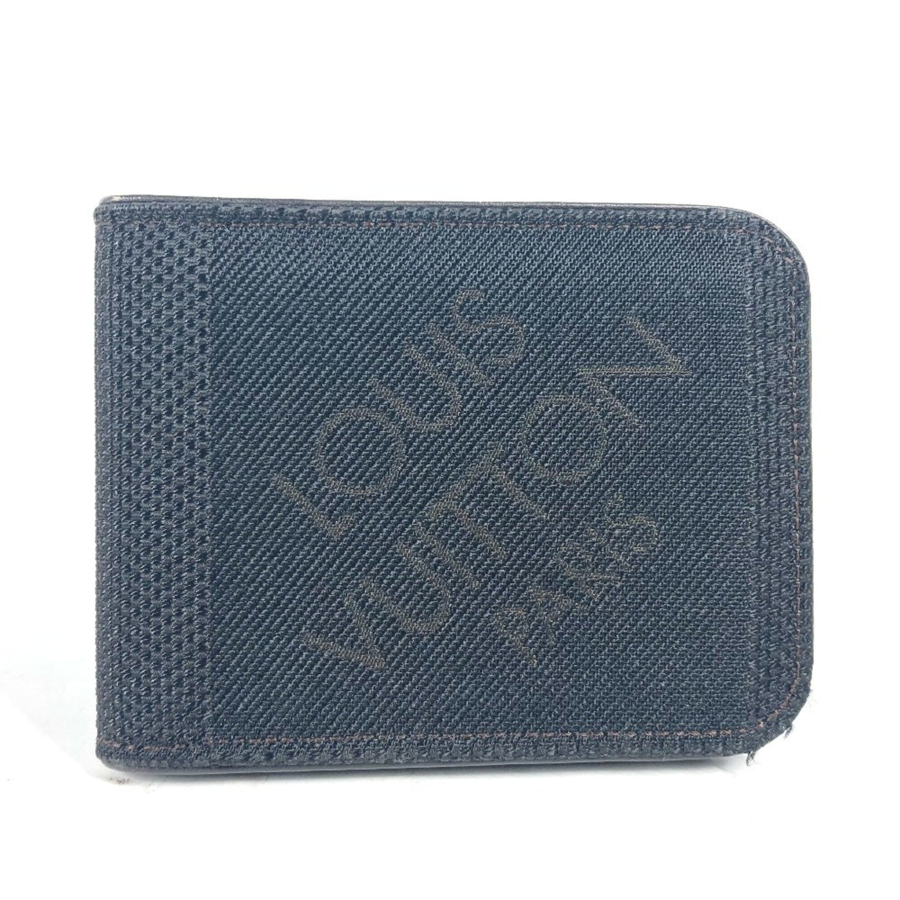 Louis Vuitton Damier Geant Portobier 9 Cult Credit Funator Compact Wallet Billfold Bi-fold Canvas