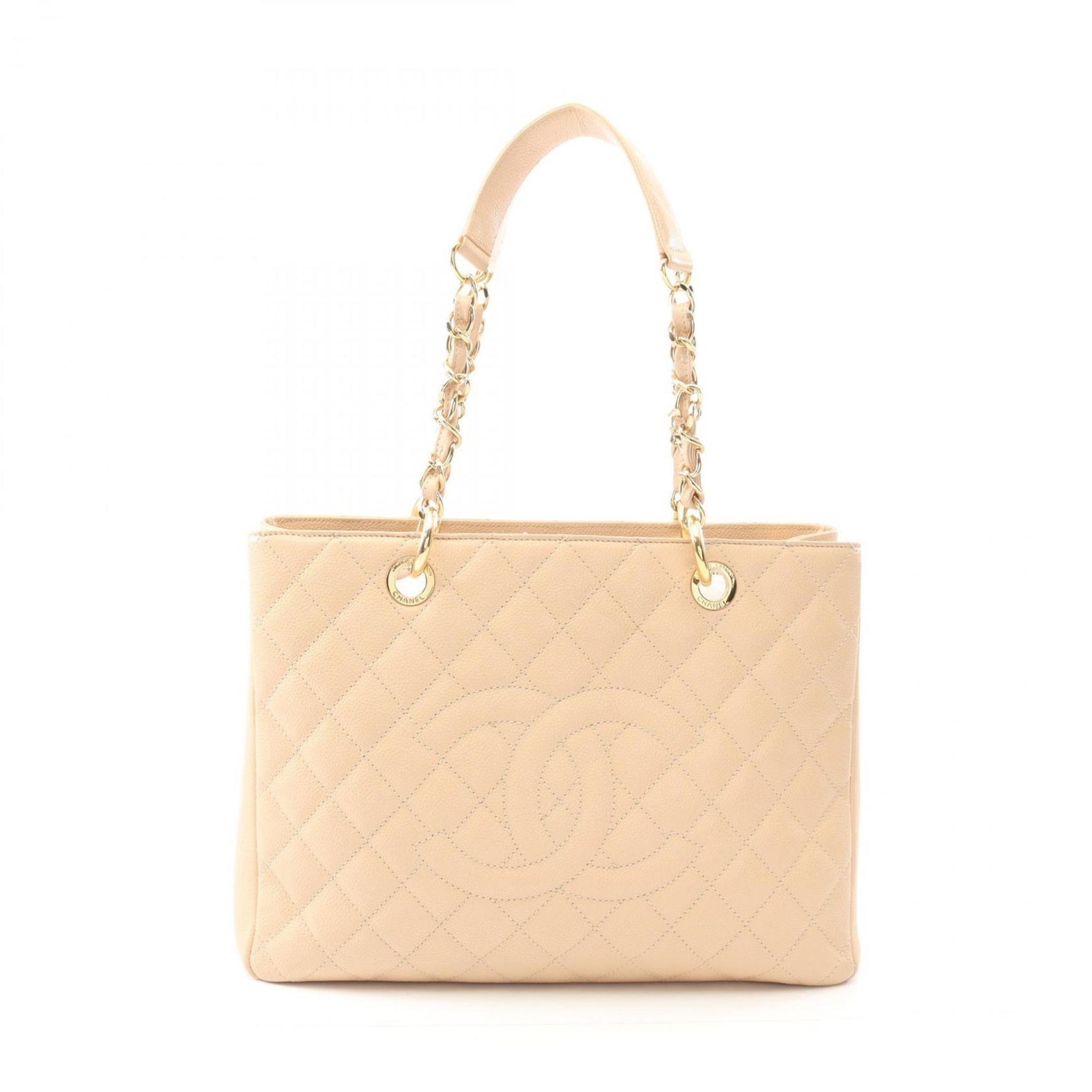 CHANEL Matelasse Grand Shopping GST Tote Bag in Grained Calfskin Leather