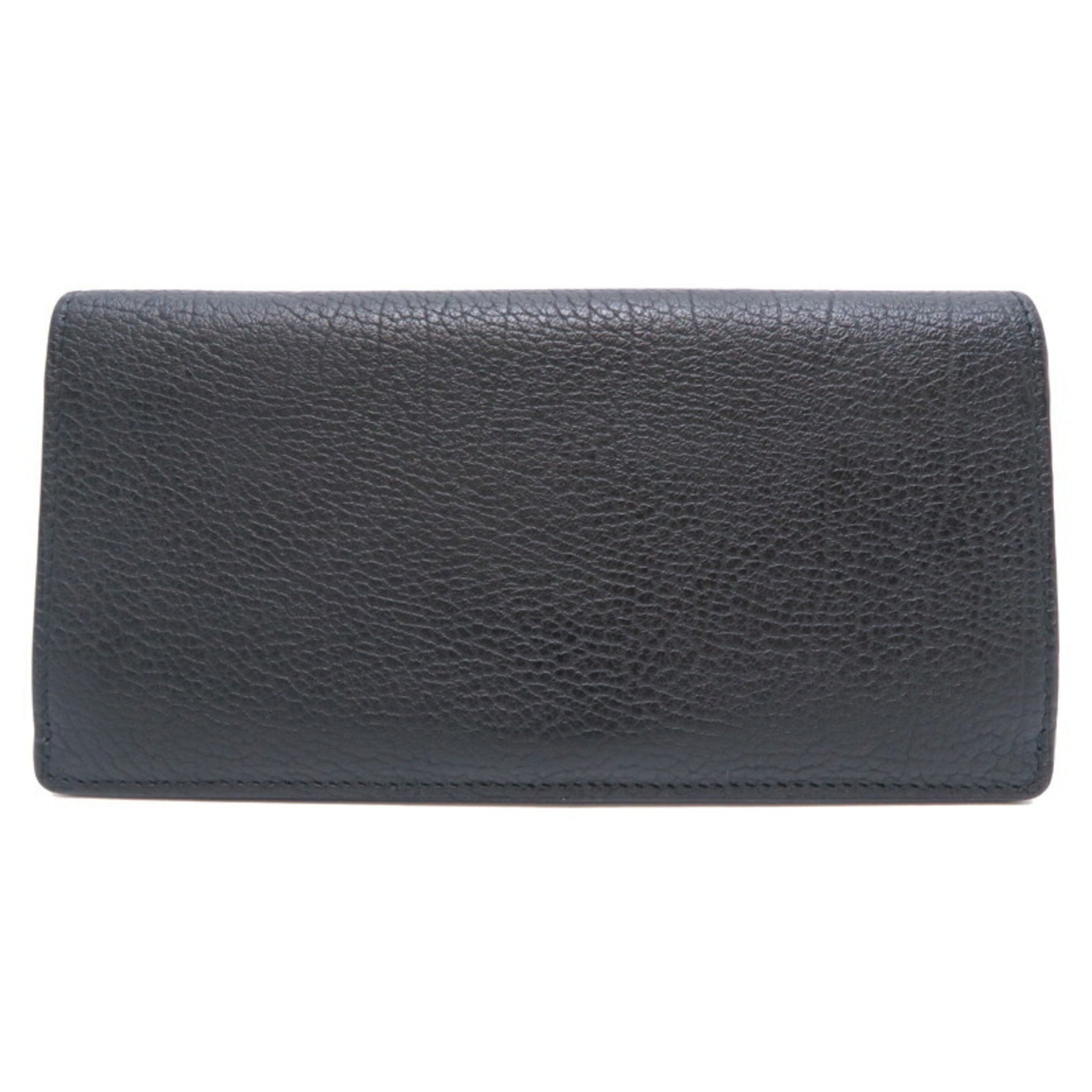 Burberry B-Cut Continental Wallet Men's Long Leather Black