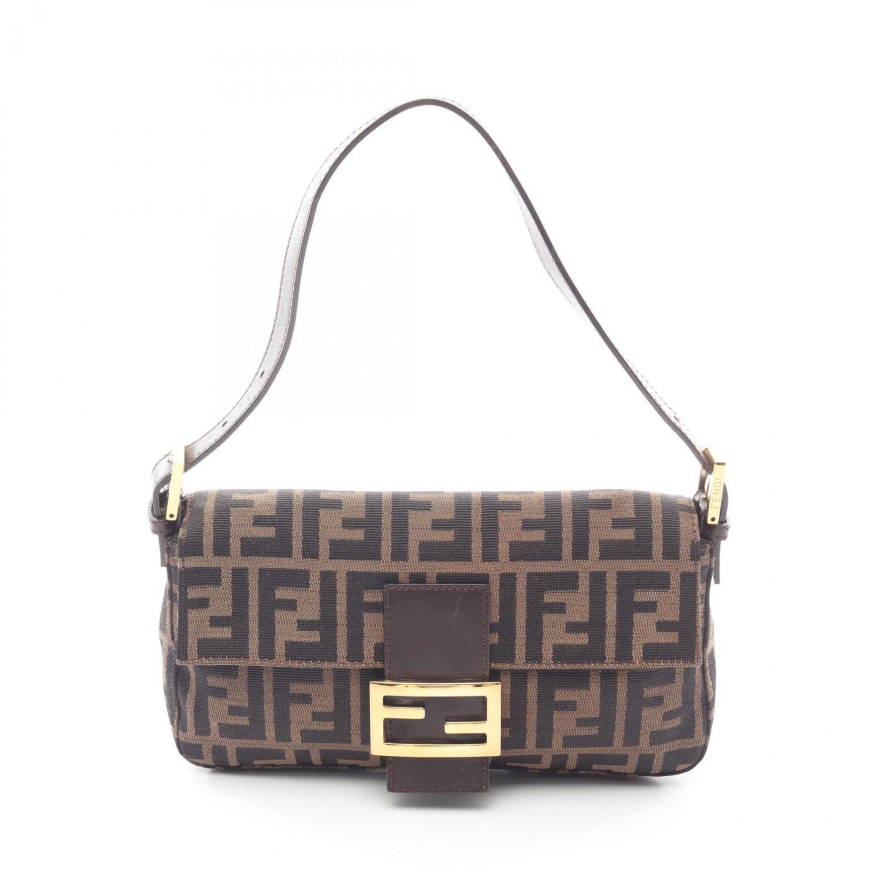 Fendi Mamma Bucket Zucca Handbag, Canvas and Leather