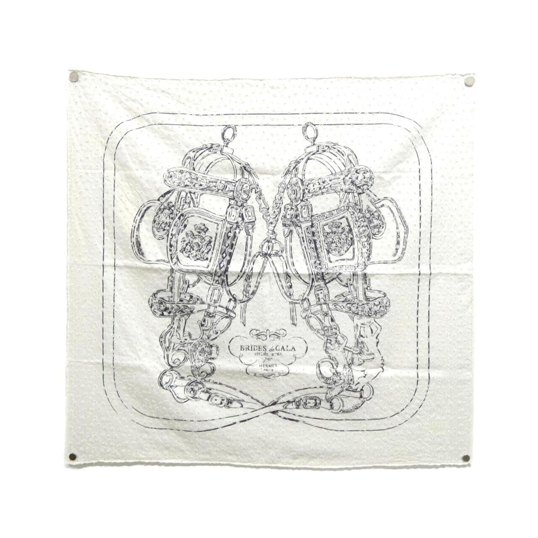 Hermes CARRE BRODERIE ANGLAISE scarf