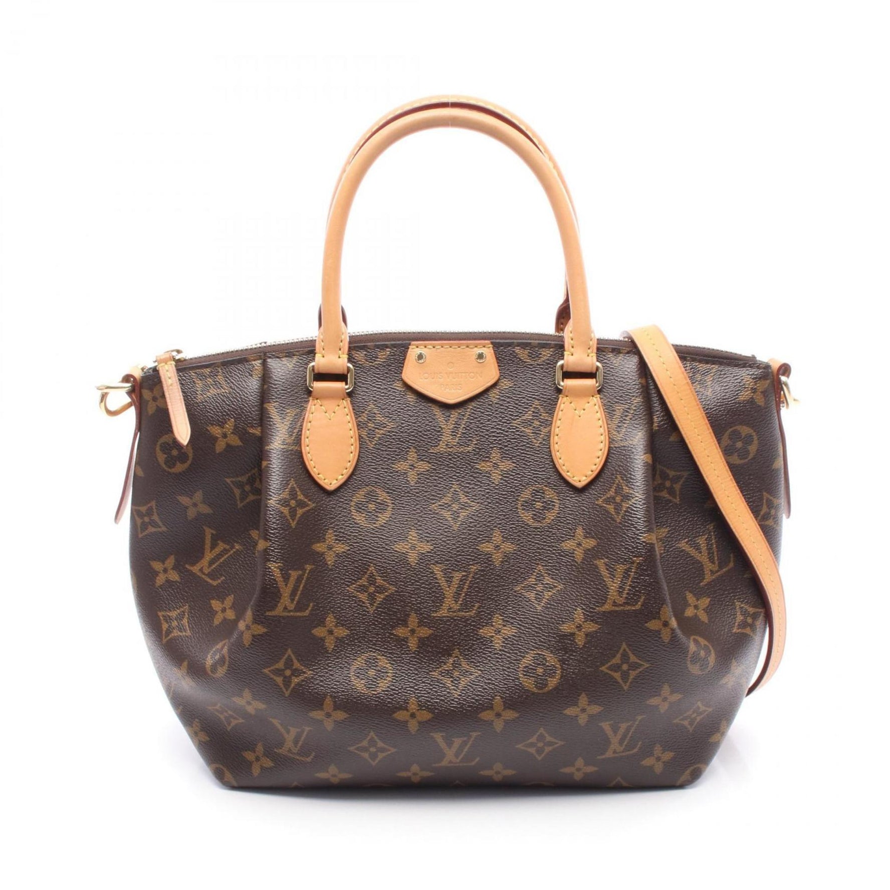 Louis Vuitton Turen PM Monogram Handbag, Coated Canvas and Leather