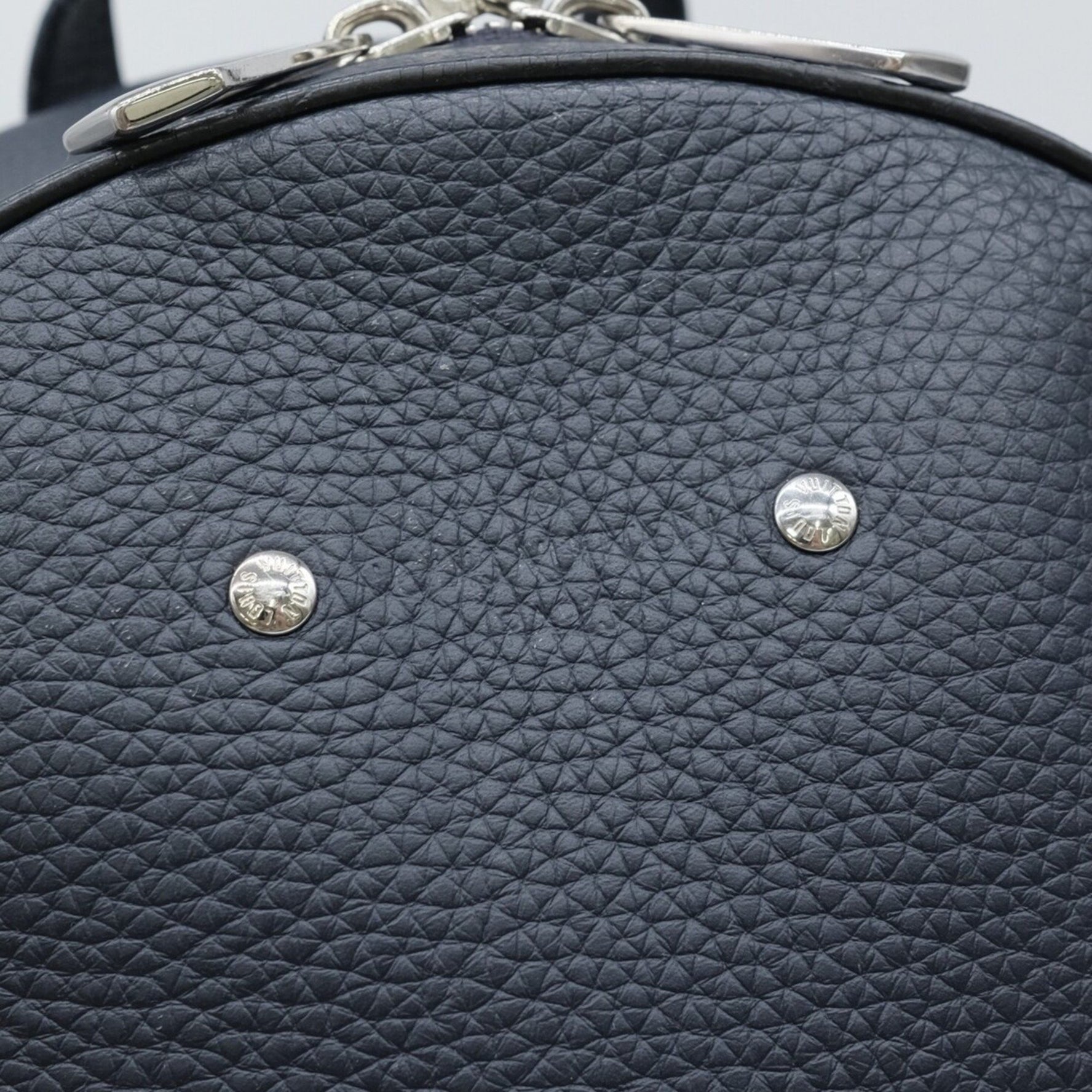 Louis Vuitton LV Circle Armand Backpack, Taurillon Calfskin, Dark Navy