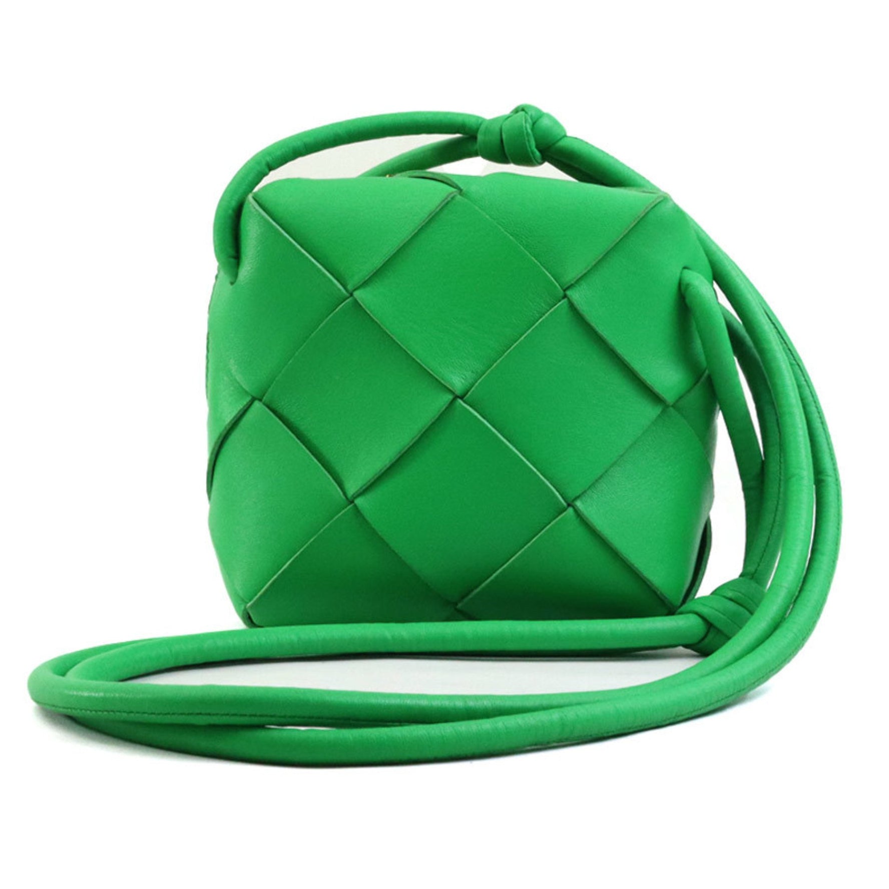 Bottega Veneta Shoulder Bag Cassette Leather Gold