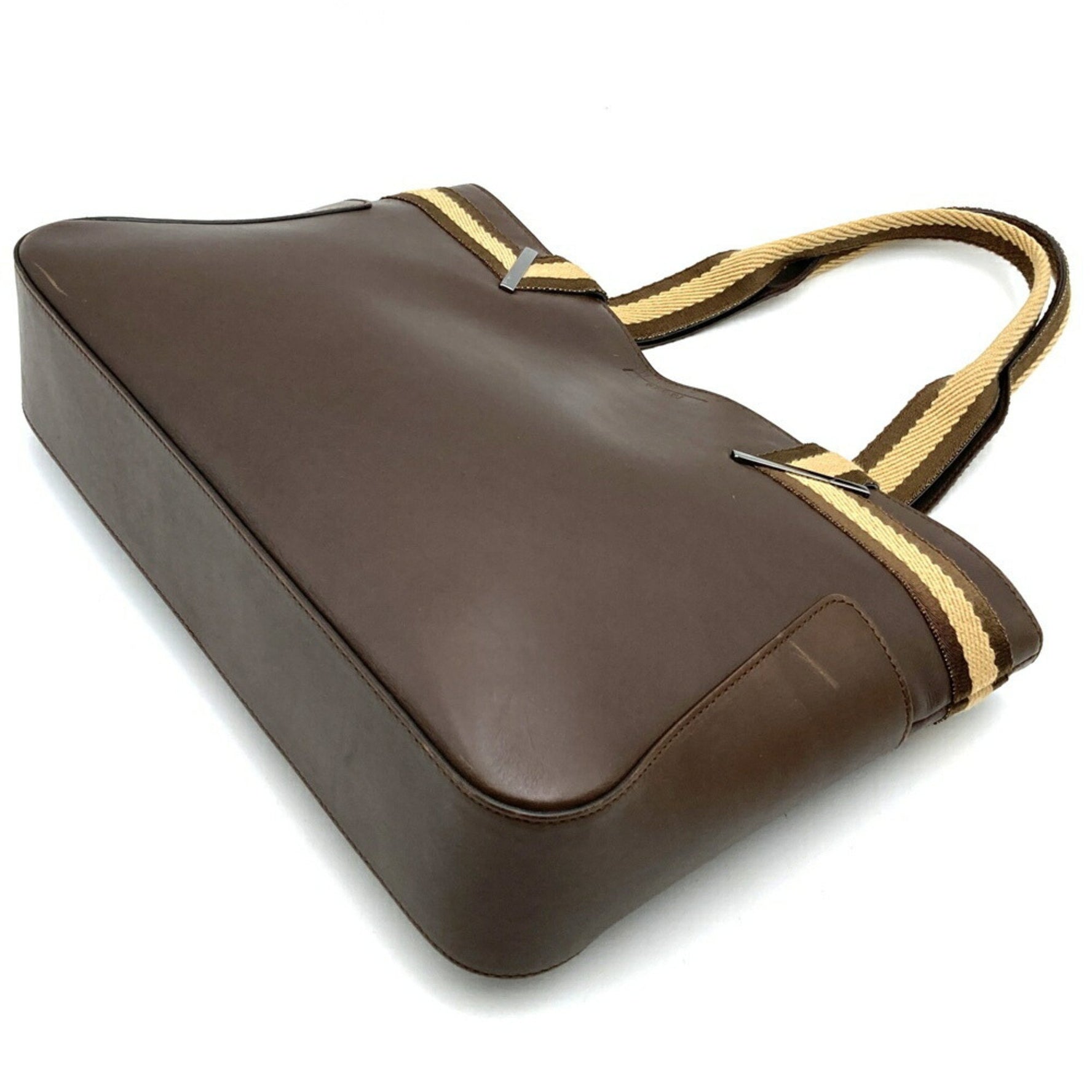 GUCCI 002 1135 Handbag Sherry Line Leather and Men's