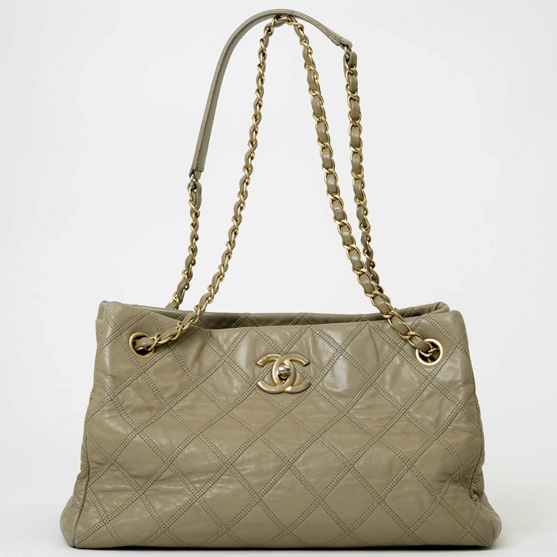 Chanel Bicolor Chain Shoulder Bag