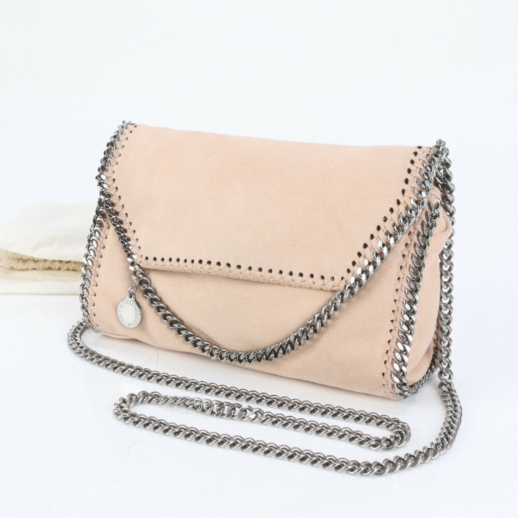 Stella McCartney Falabella Leather Chain Shoulder Bag Tote W9132 Women's