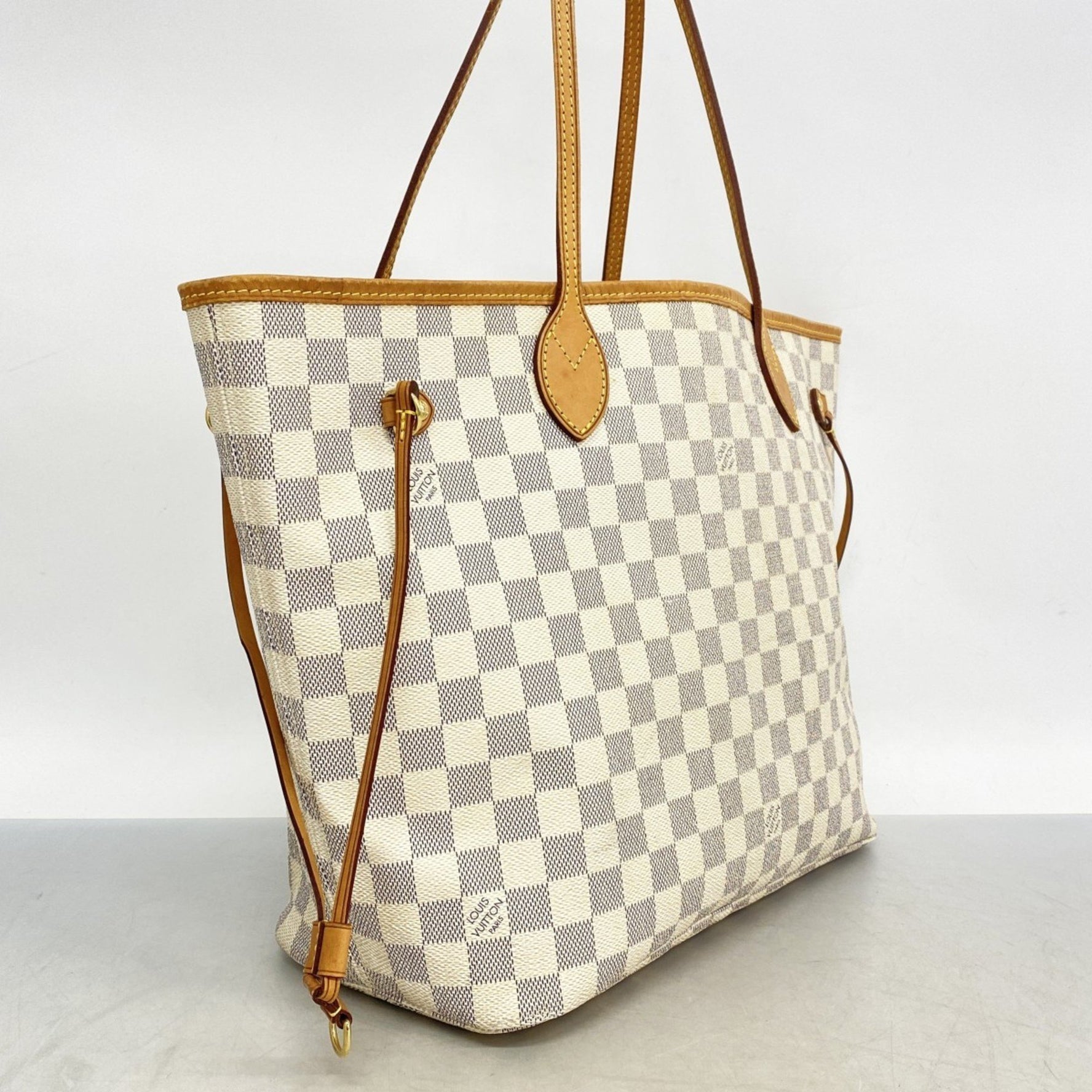 Louis Vuitton Damier Azur Neverfull MM Tote Bag