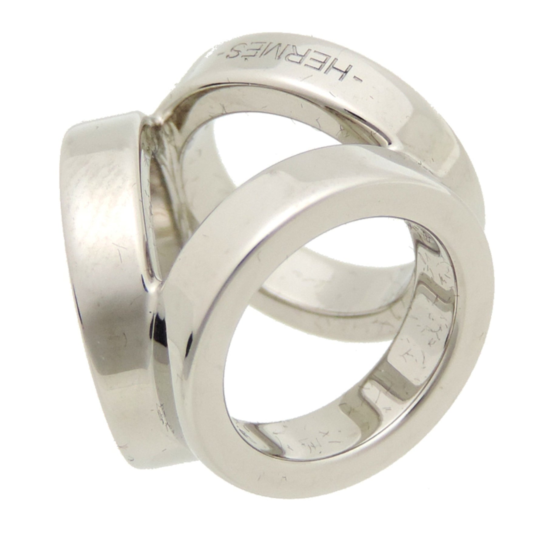 Hermes Hermès Twilly Mini Trio scarf ring metal