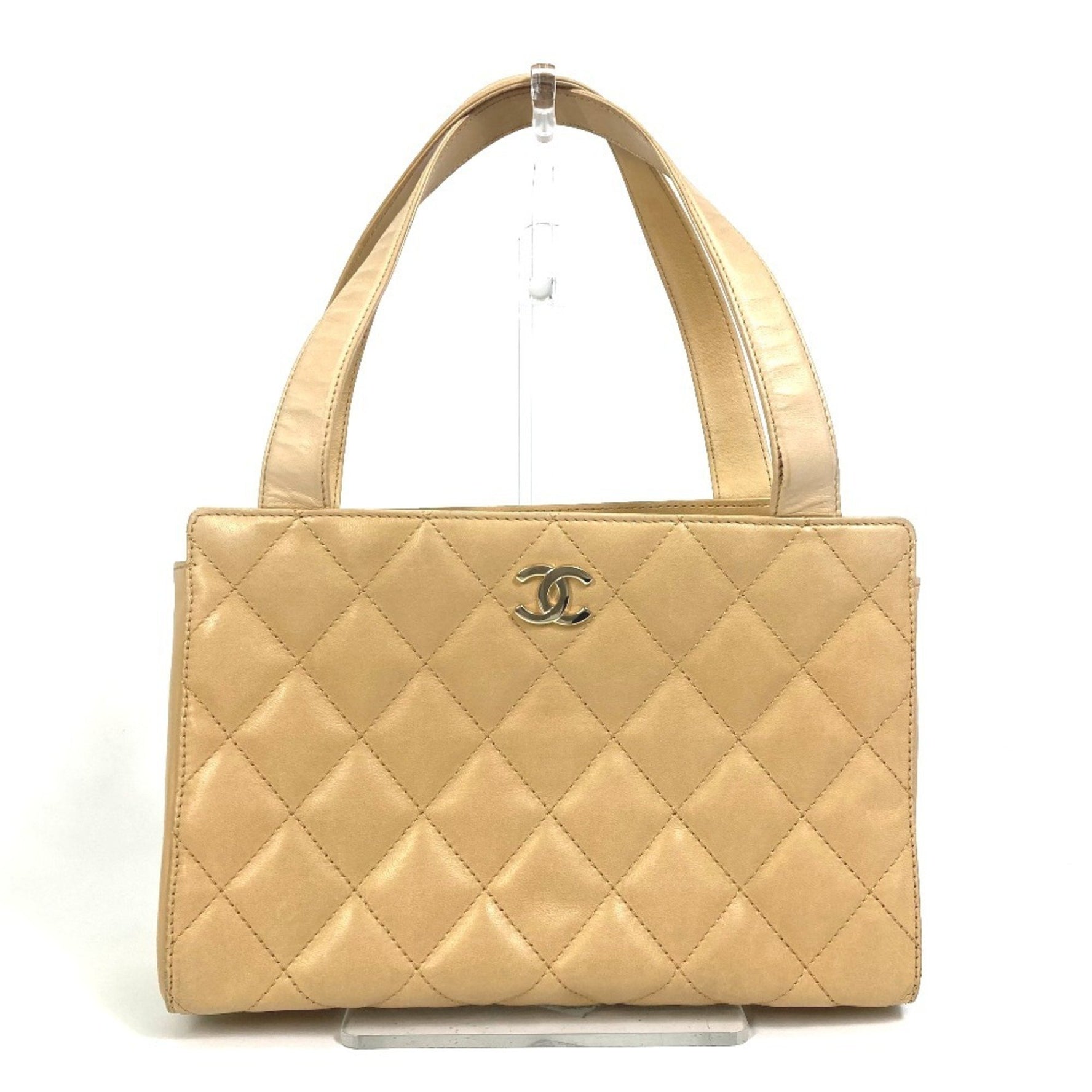 CHANEL Matelasse Tote Bag with CC Coco Mark, Calfskin