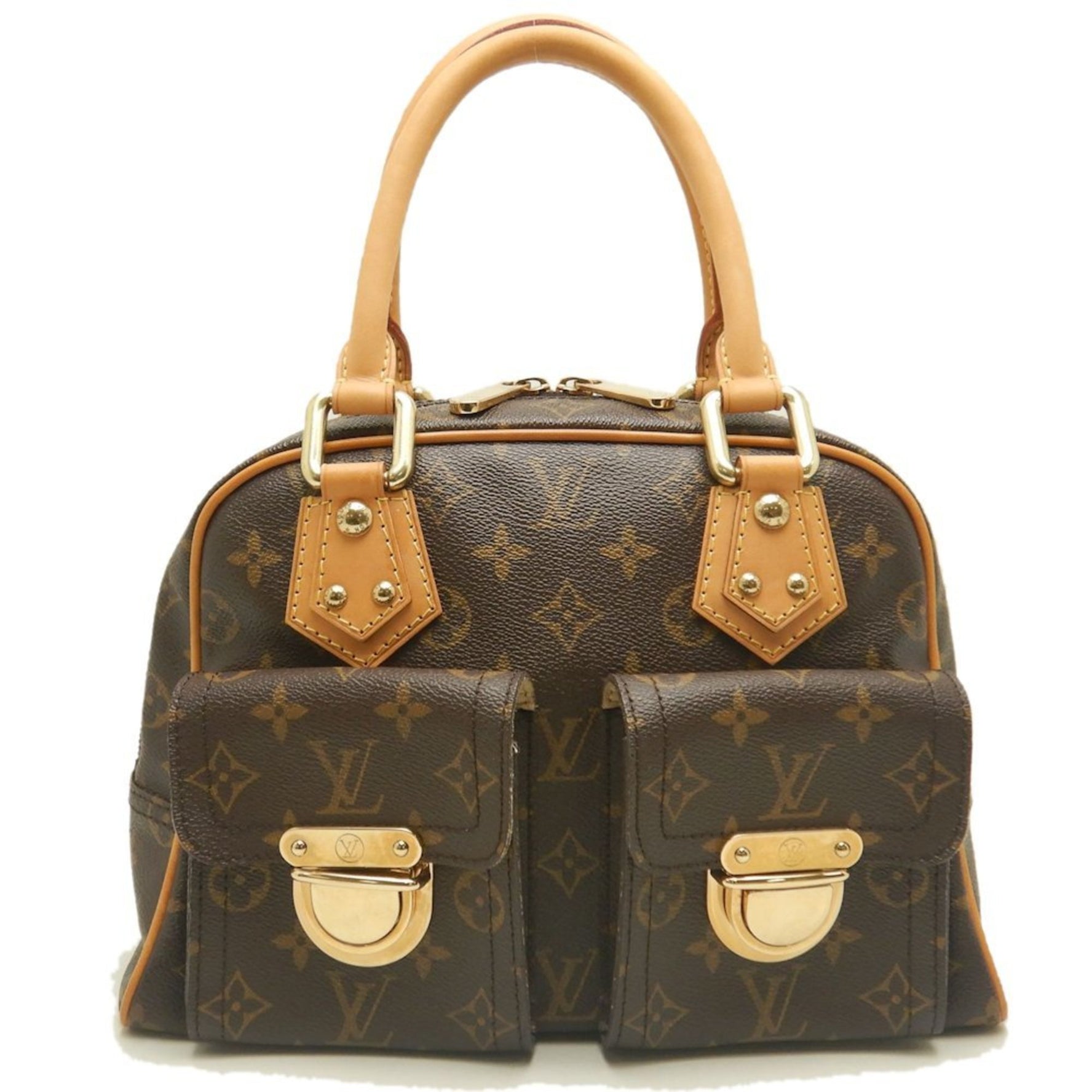 Louis Vuitton Monogram Manhattan PM Handbag, Brown
