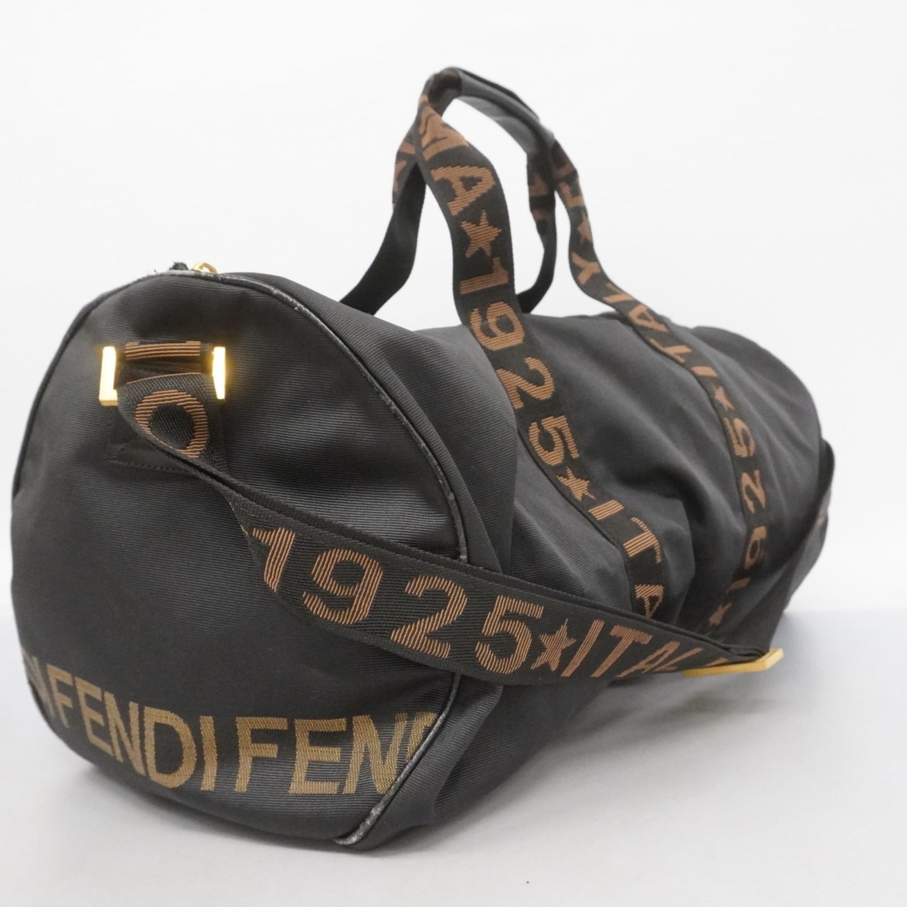 Fendi Boston Bag, Nylon, Men's and