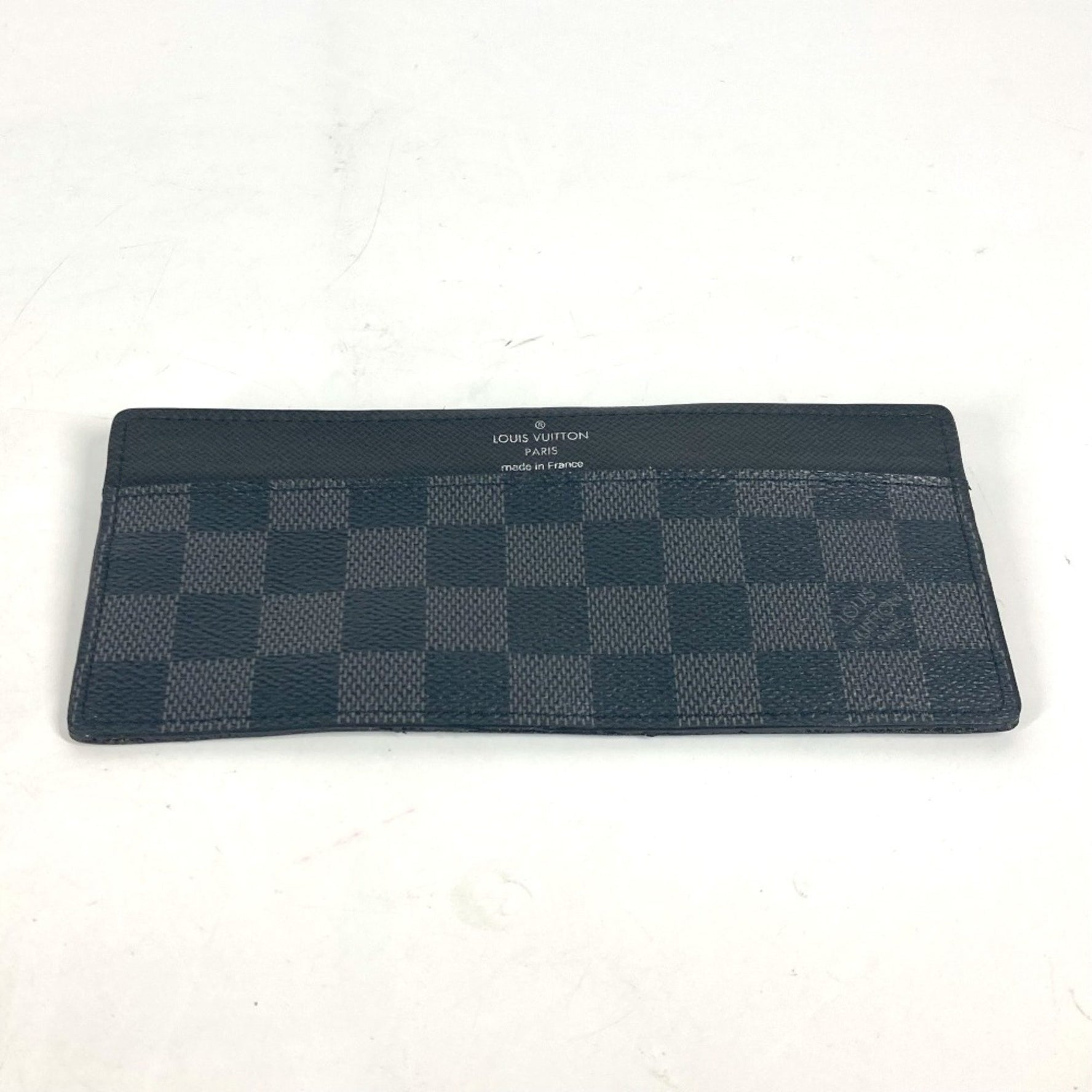 Louis Vuitton Damier Graphite Card Case only Business card holder Card Case