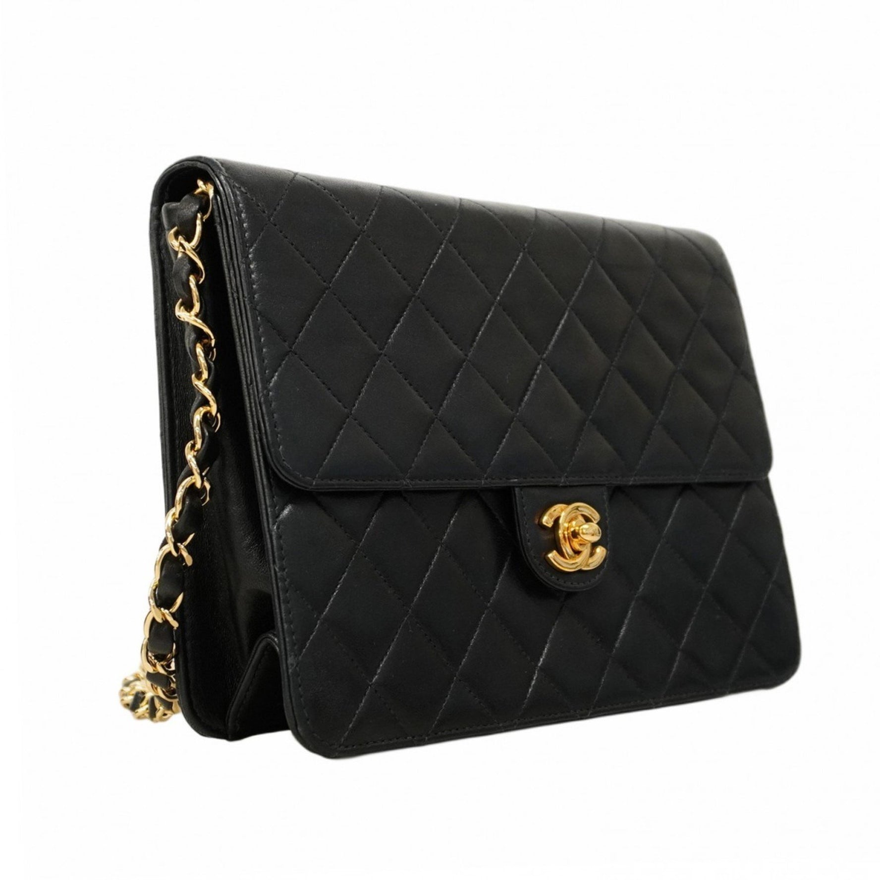 Chanel Matelasse Shoulder Bag with Chain Bag, Lambskin