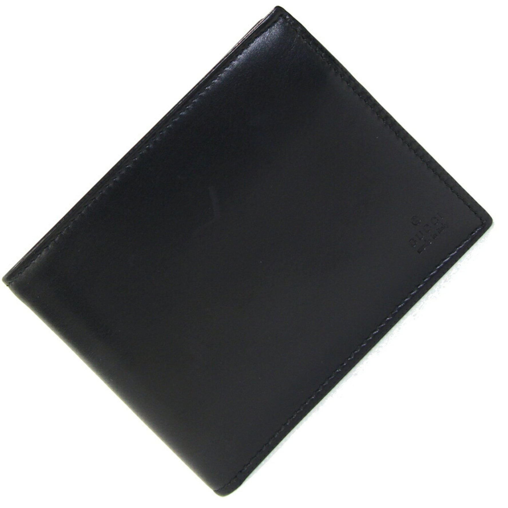 Gucci Bi-fold Billfold 034 2184 Leather Compact Wallet