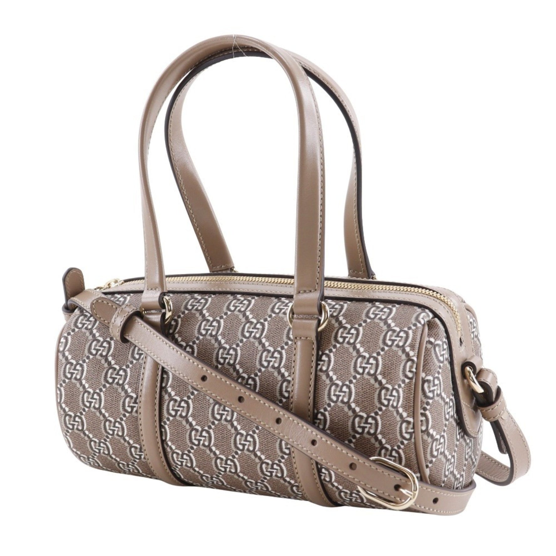 Gucci GG Shadow Handbag, Shoulder Bag, PVC and Leather, Zipper, Unused